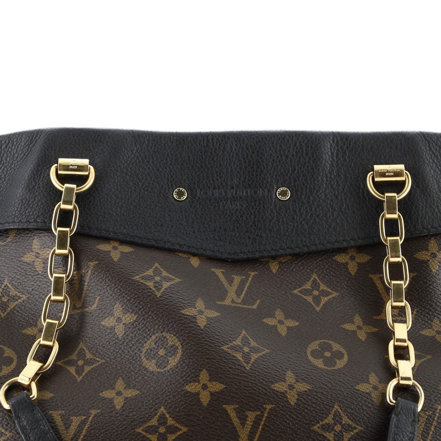 Pallas Shopper Monogram Canvas and Calfskin