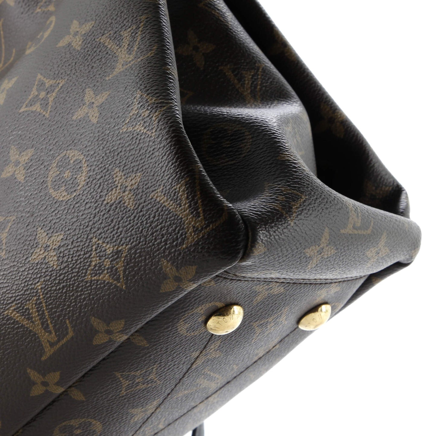 Pallas Shopper Monogram Canvas and Calfskin