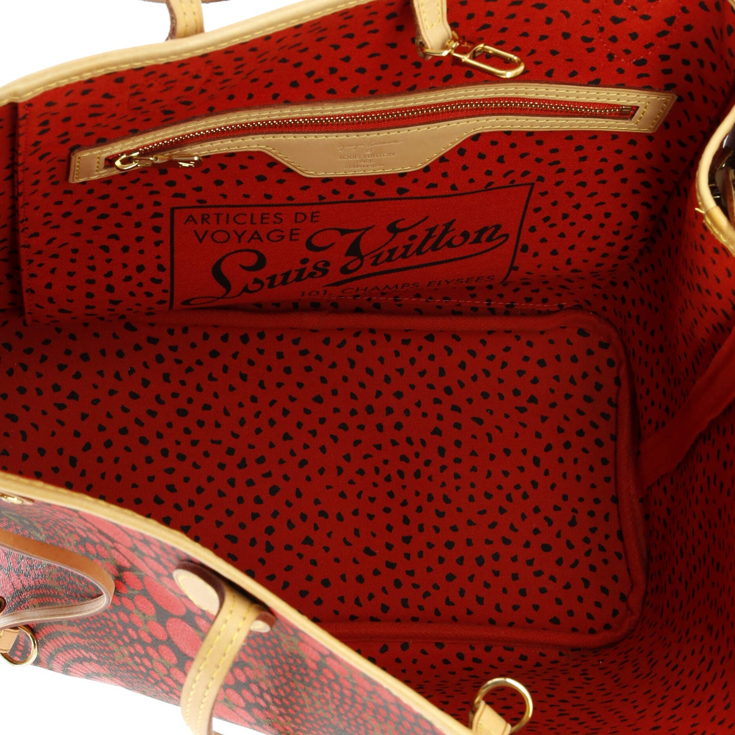 Neverfull Tote Limited Edition Kusama Waves Monogram Canvas MM
