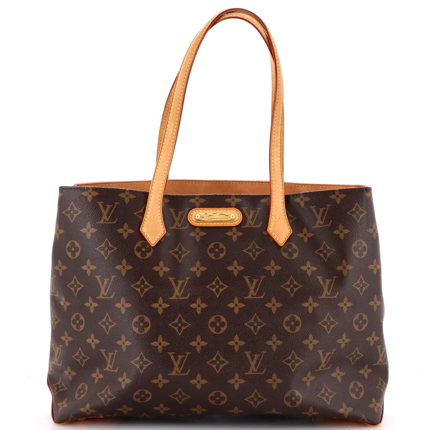 Wilshire Handbag Monogram Canvas MM