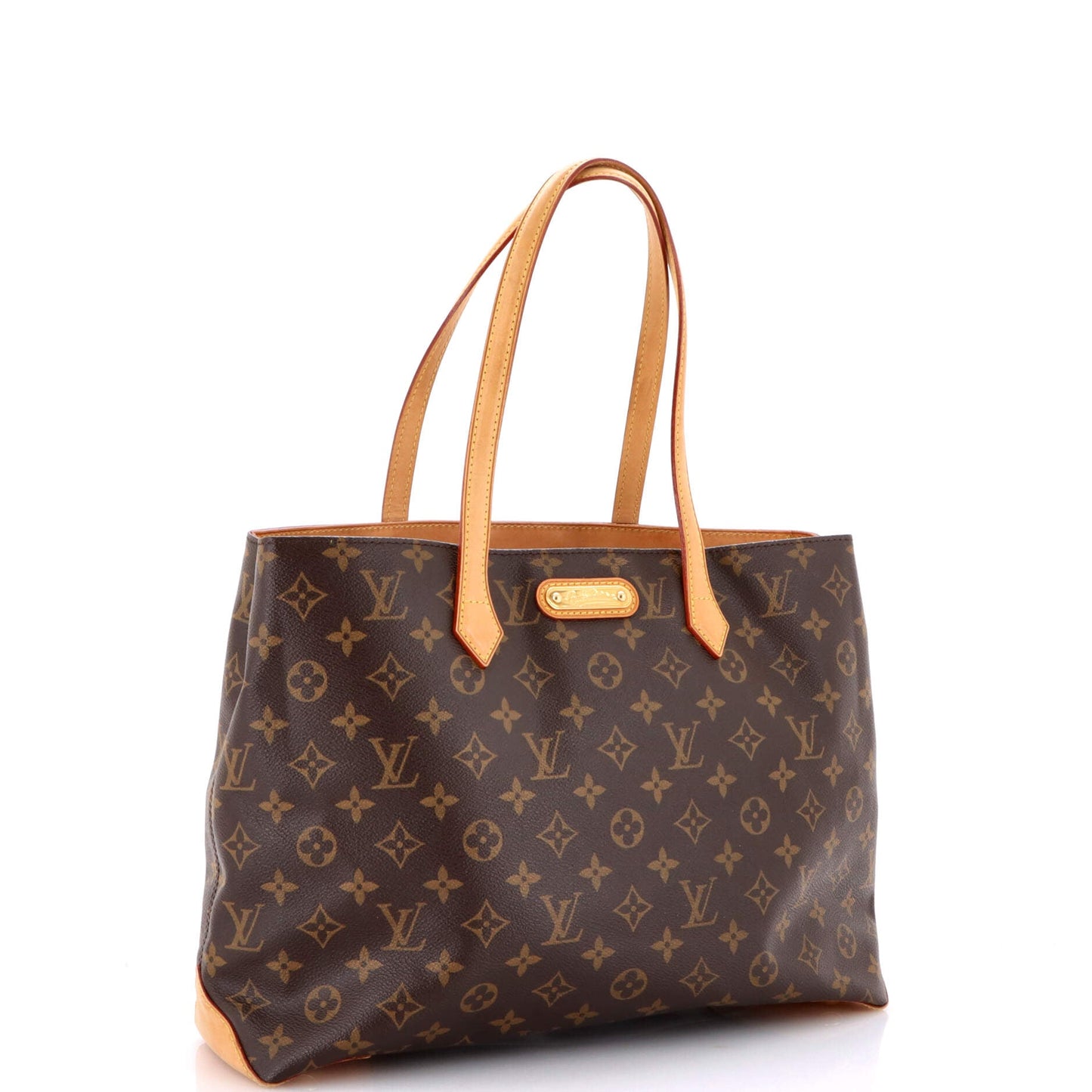 Wilshire Handbag Monogram Canvas MM