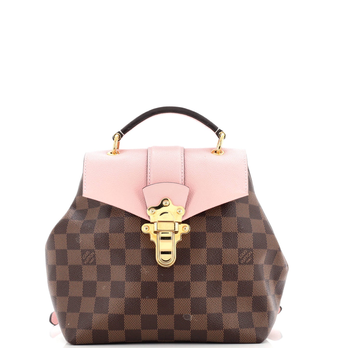 Clapton Backpack Damier and Leather
