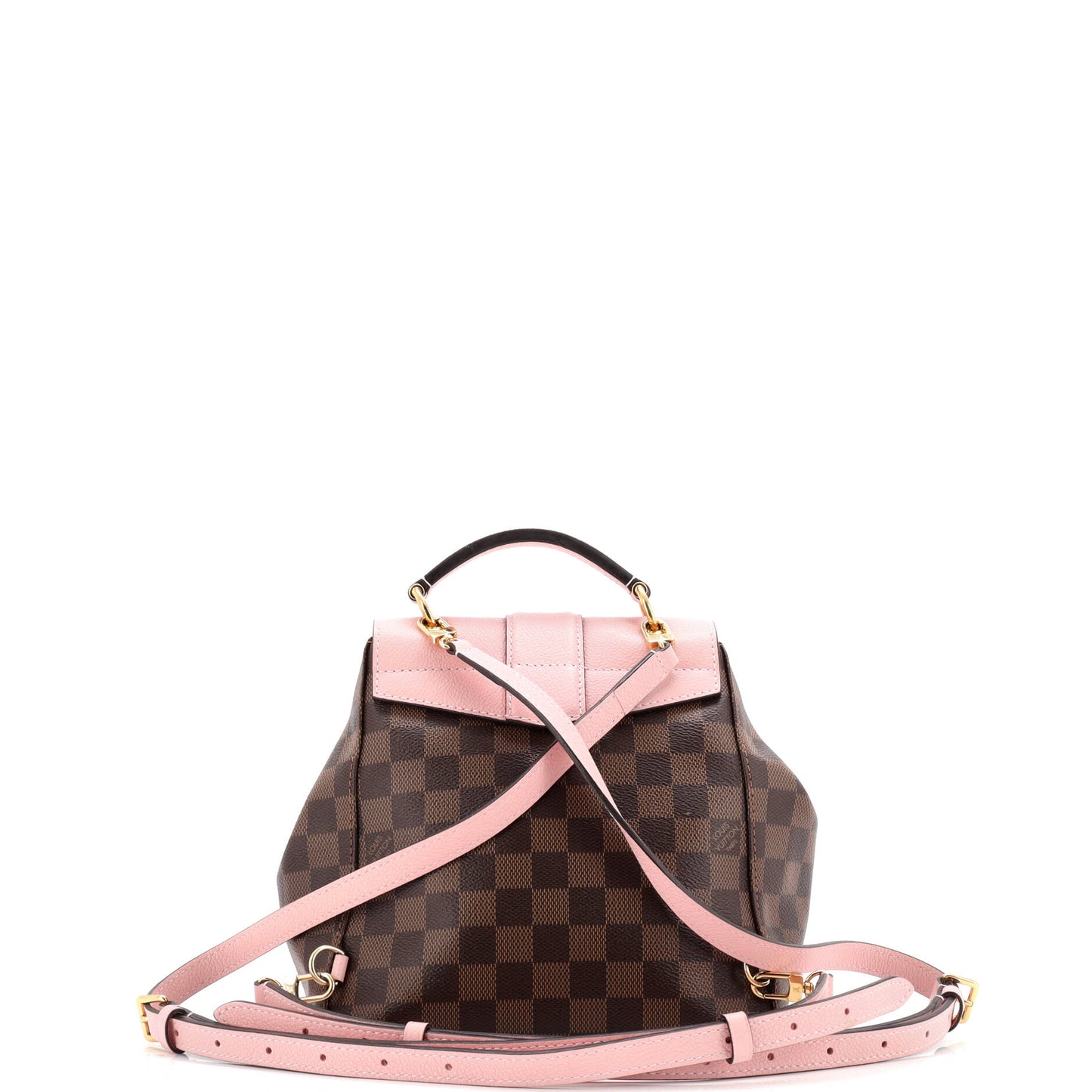 Clapton Backpack Damier and Leather