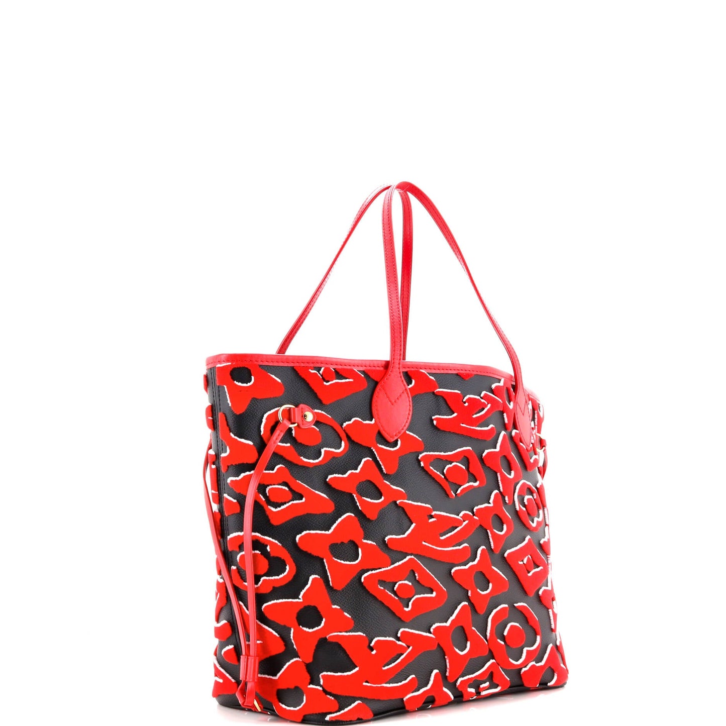 Neverfull NM Tote Limited Edition Urs Fischer Tufted Monogram Canvas MM