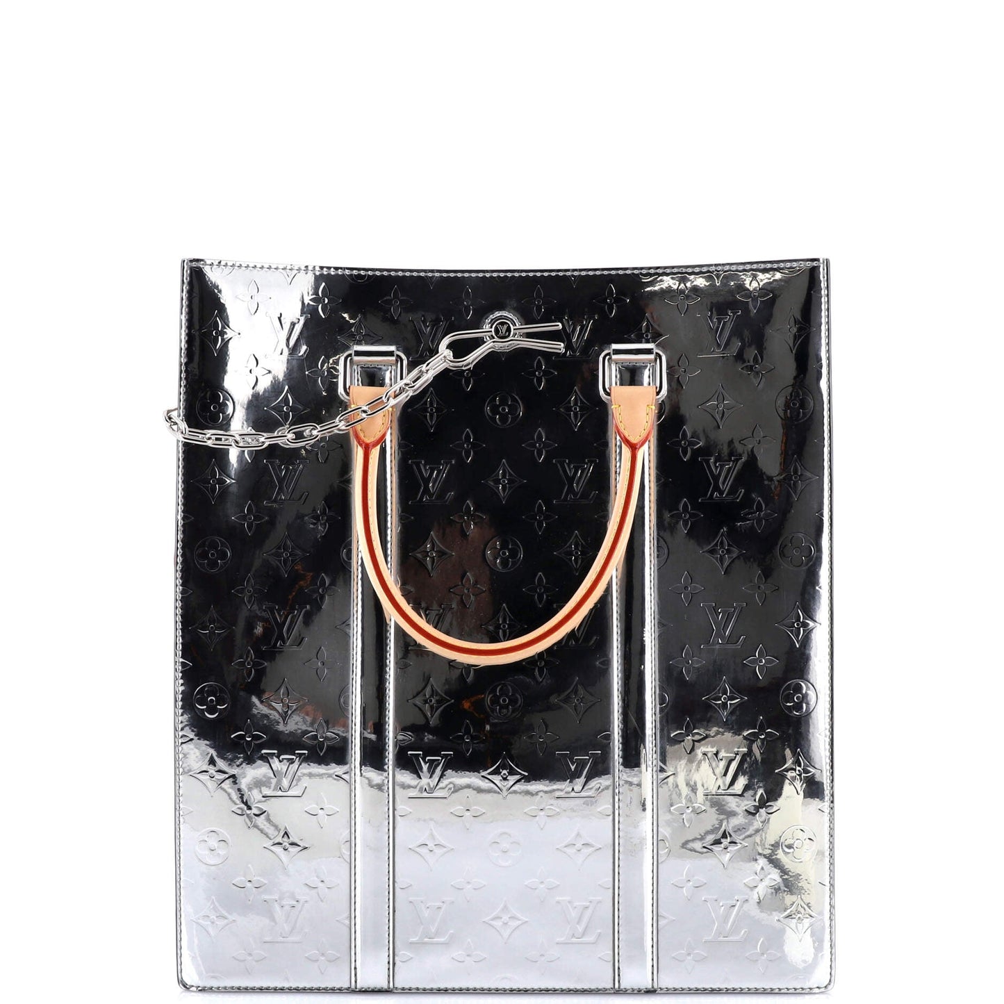 Sac Plat Bag Monogram Mirror Coated Canvas