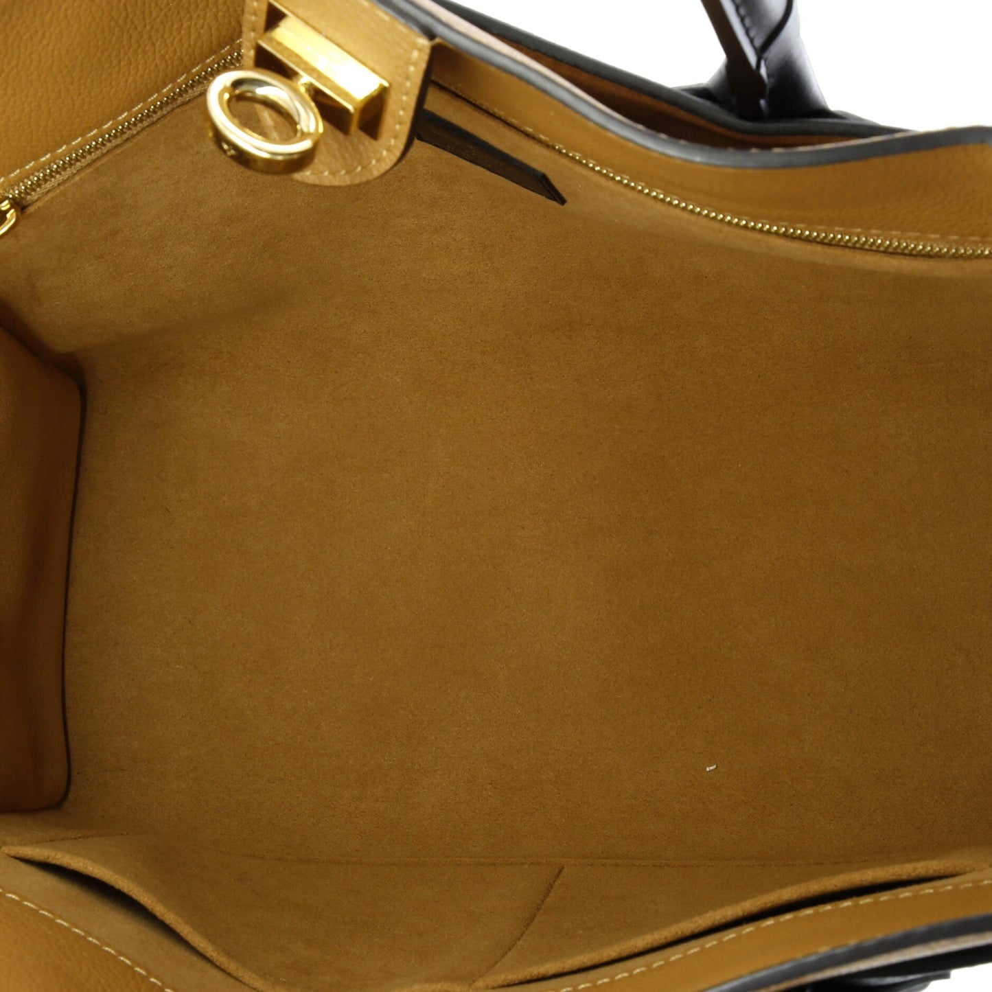 On My Side Tote Leather with Monogram Canvas MM