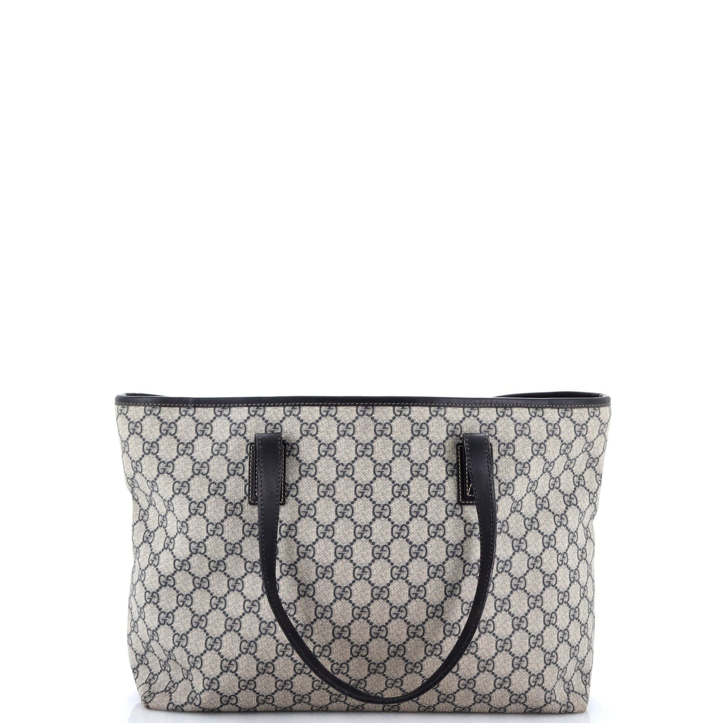 Plus Tote GG Coated Canvas with Leather Large