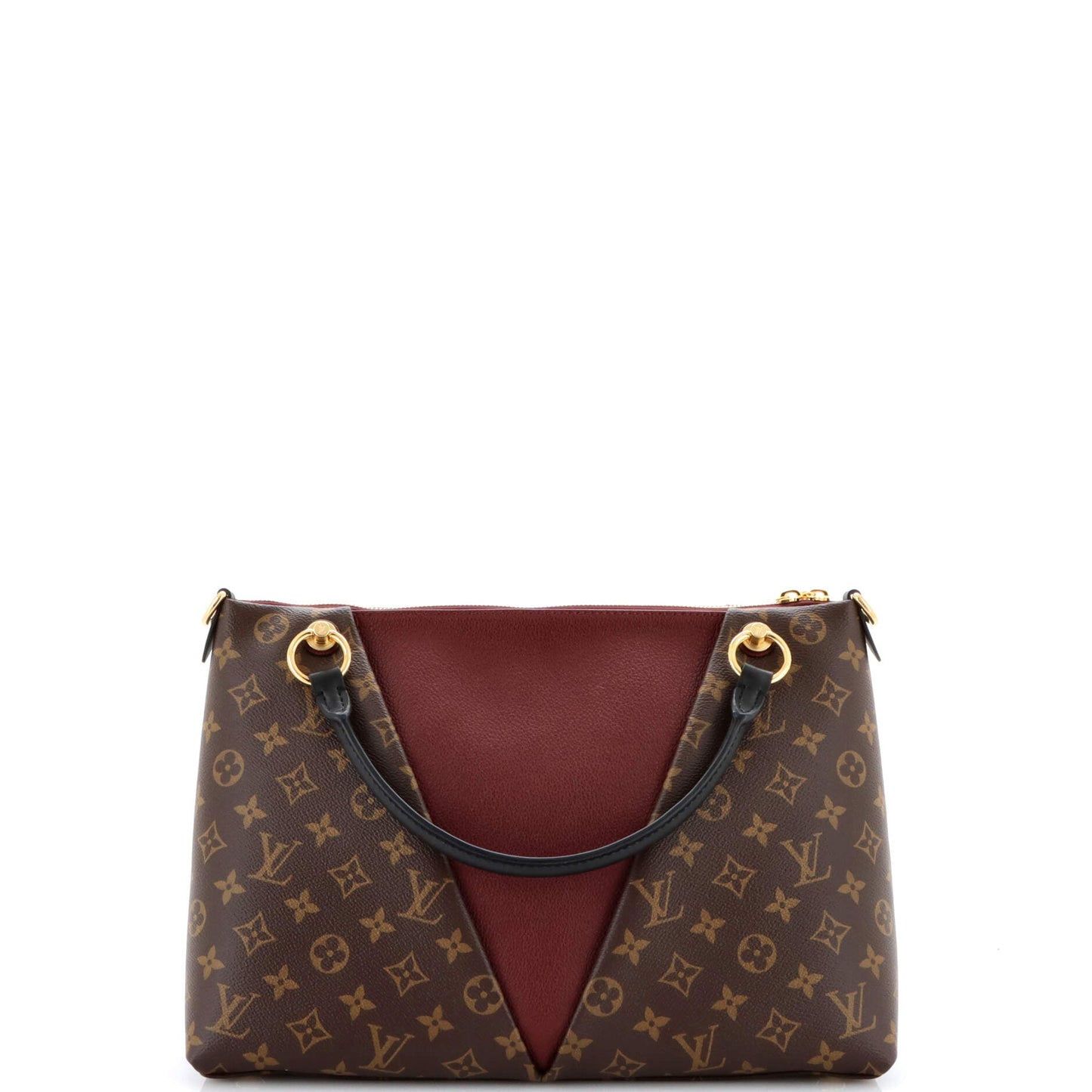 V Tote Monogram Canvas and Leather MM