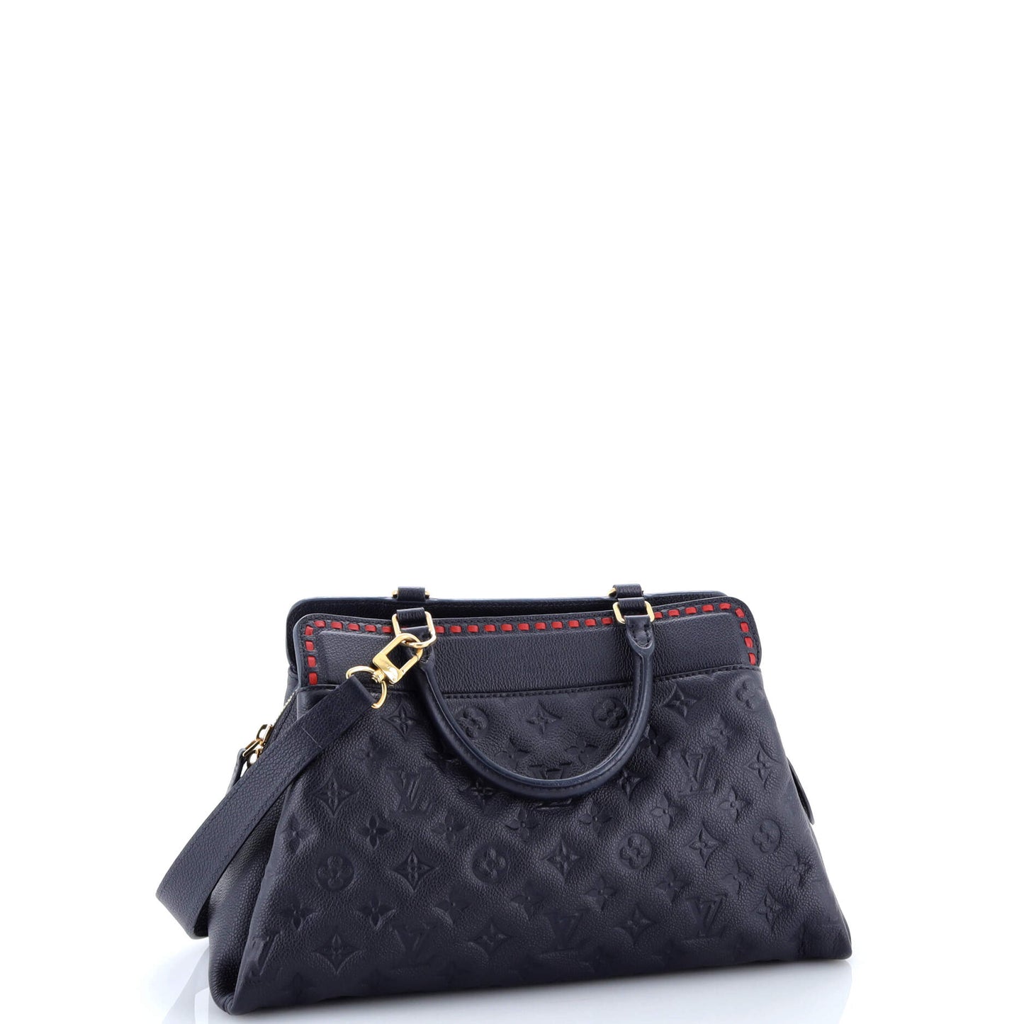 Vosges Handbag Whipstitch Monogram Empreinte Leather MM