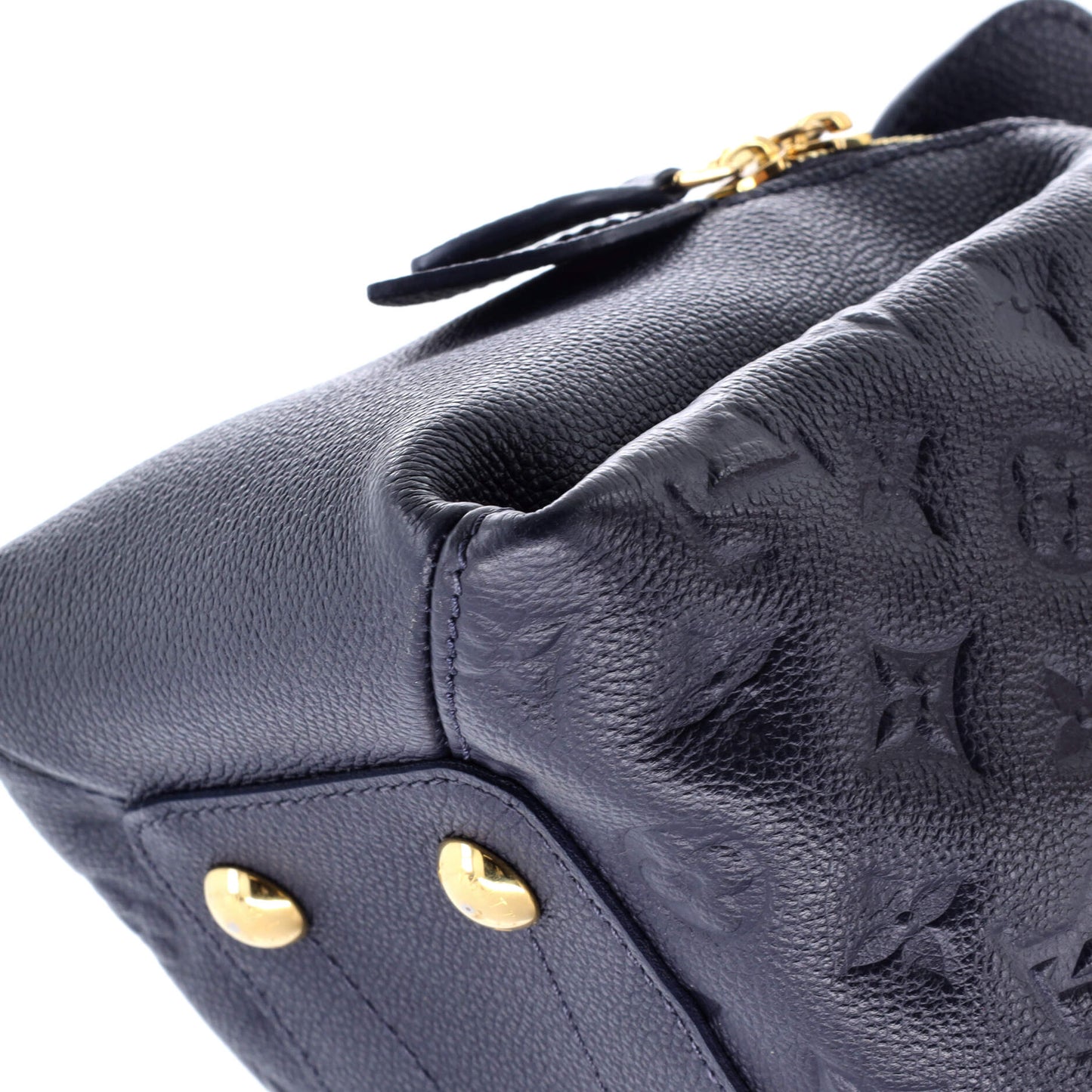 Vosges Handbag Whipstitch Monogram Empreinte Leather MM