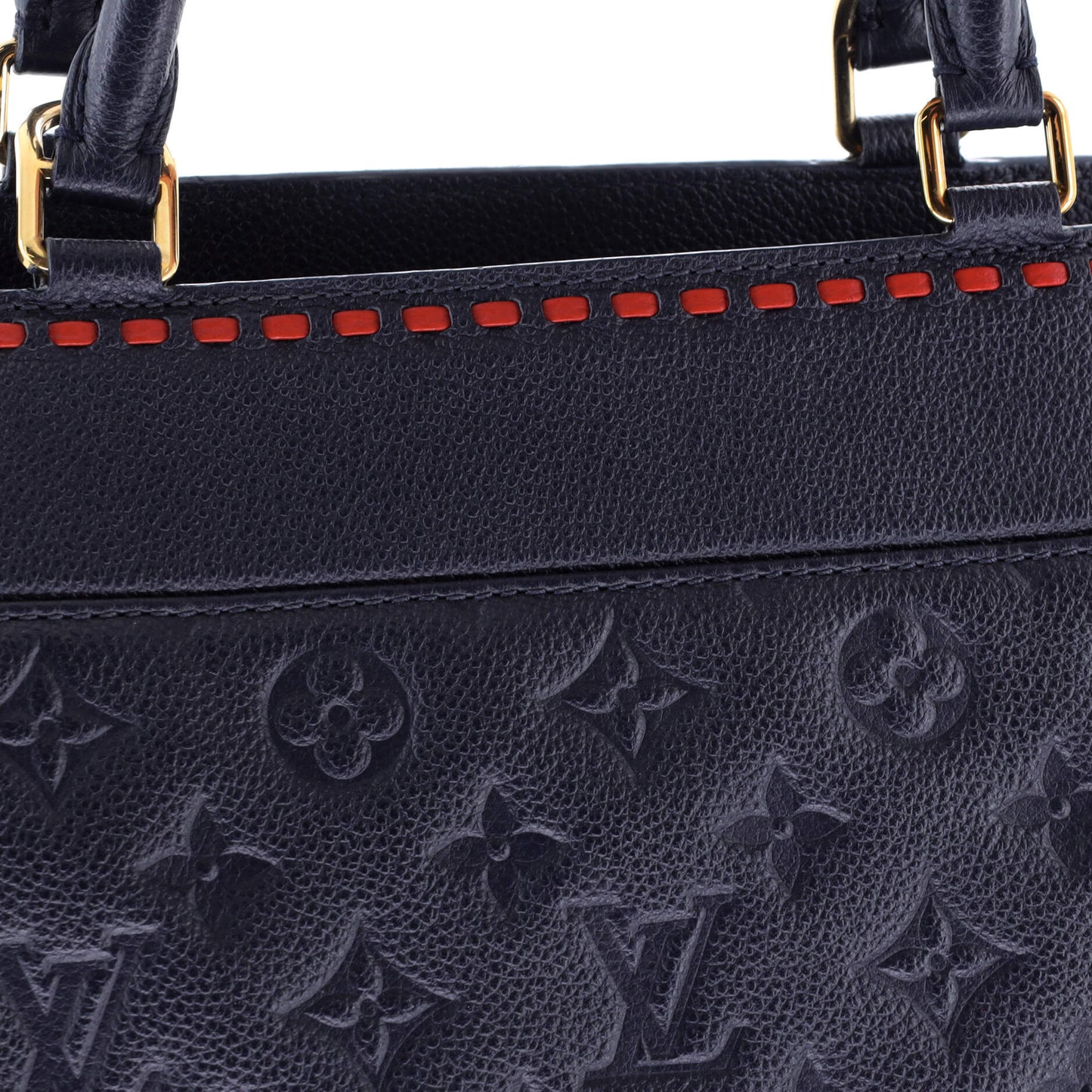 Vosges Handbag Whipstitch Monogram Empreinte Leather MM