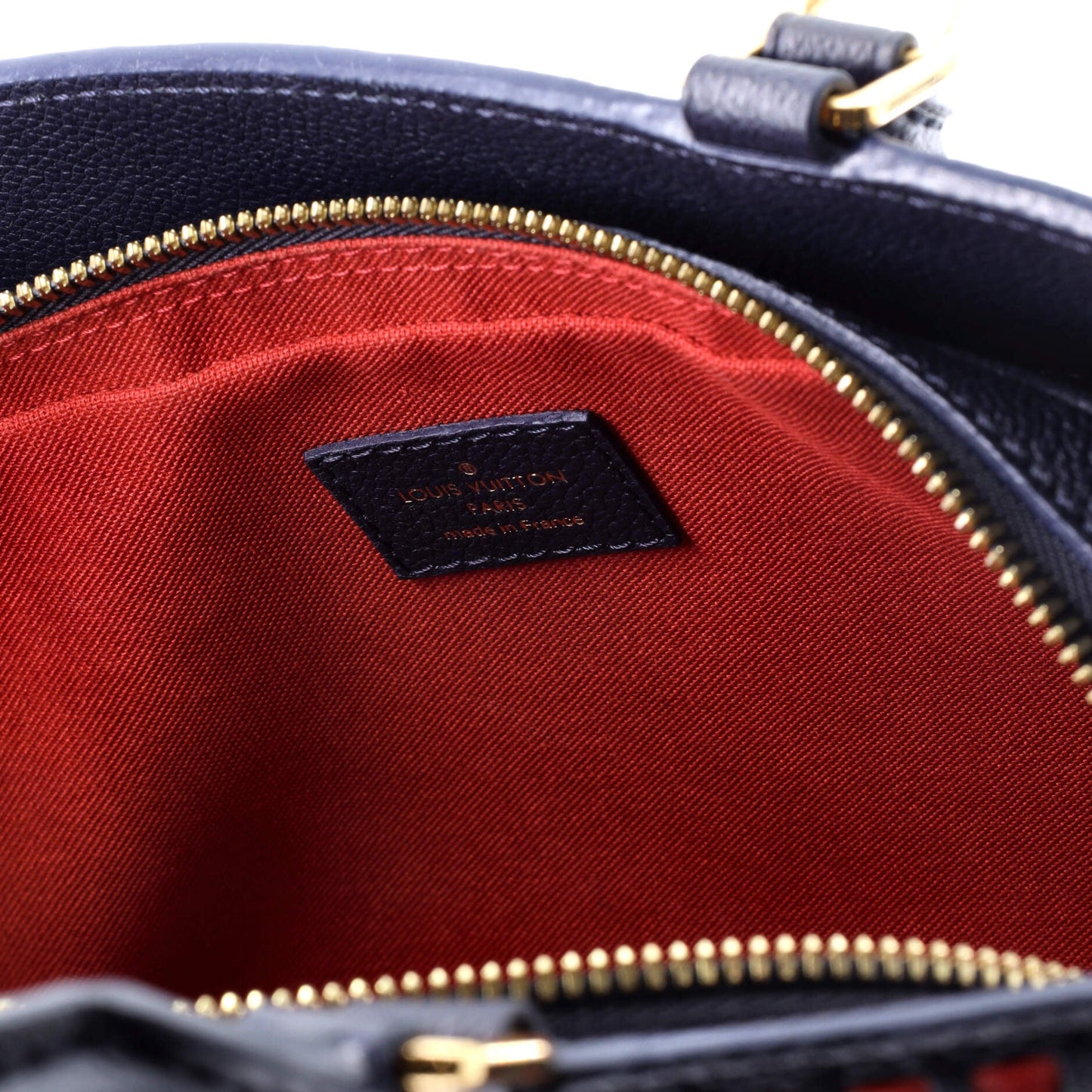 Vosges Handbag Whipstitch Monogram Empreinte Leather MM