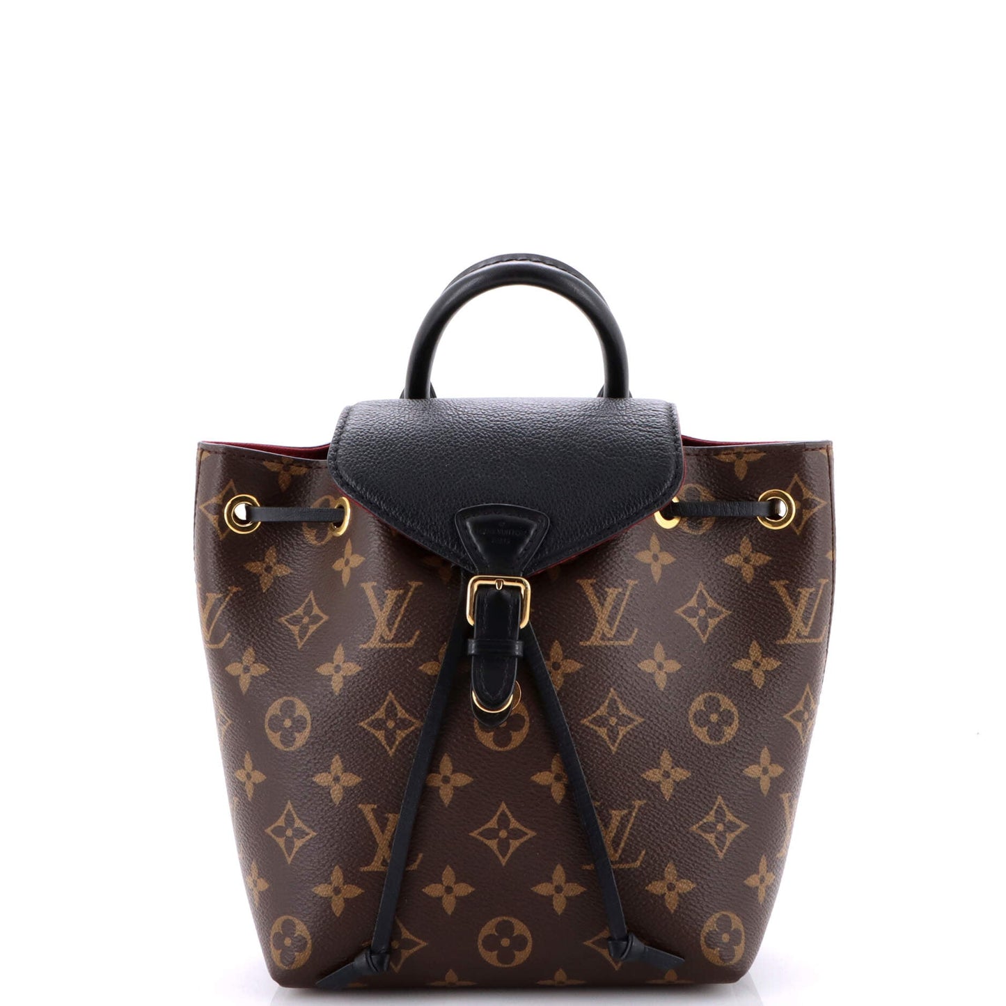 Montsouris NM Backpack Monogram Canvas with Leather BB