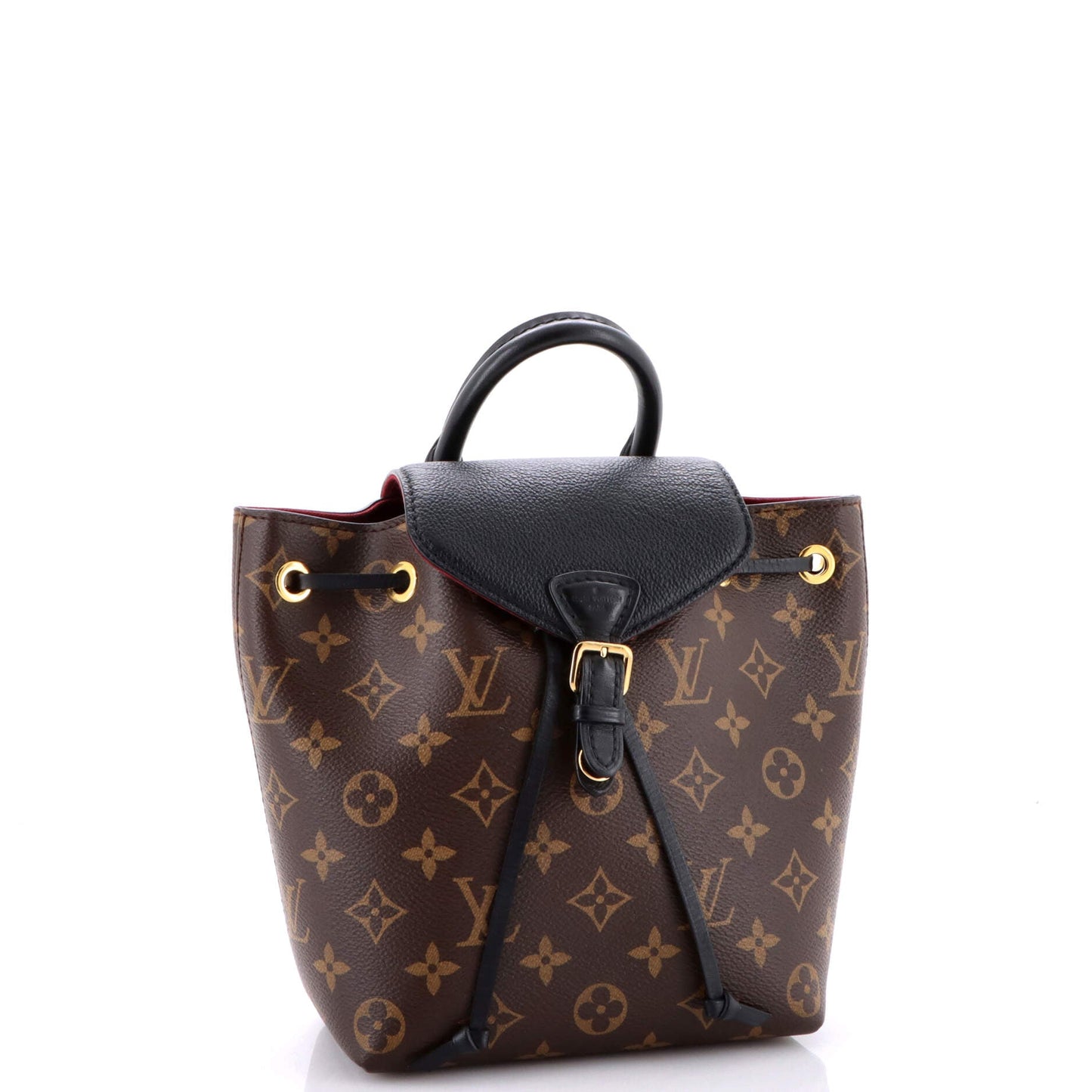 Montsouris NM Backpack Monogram Canvas with Leather BB