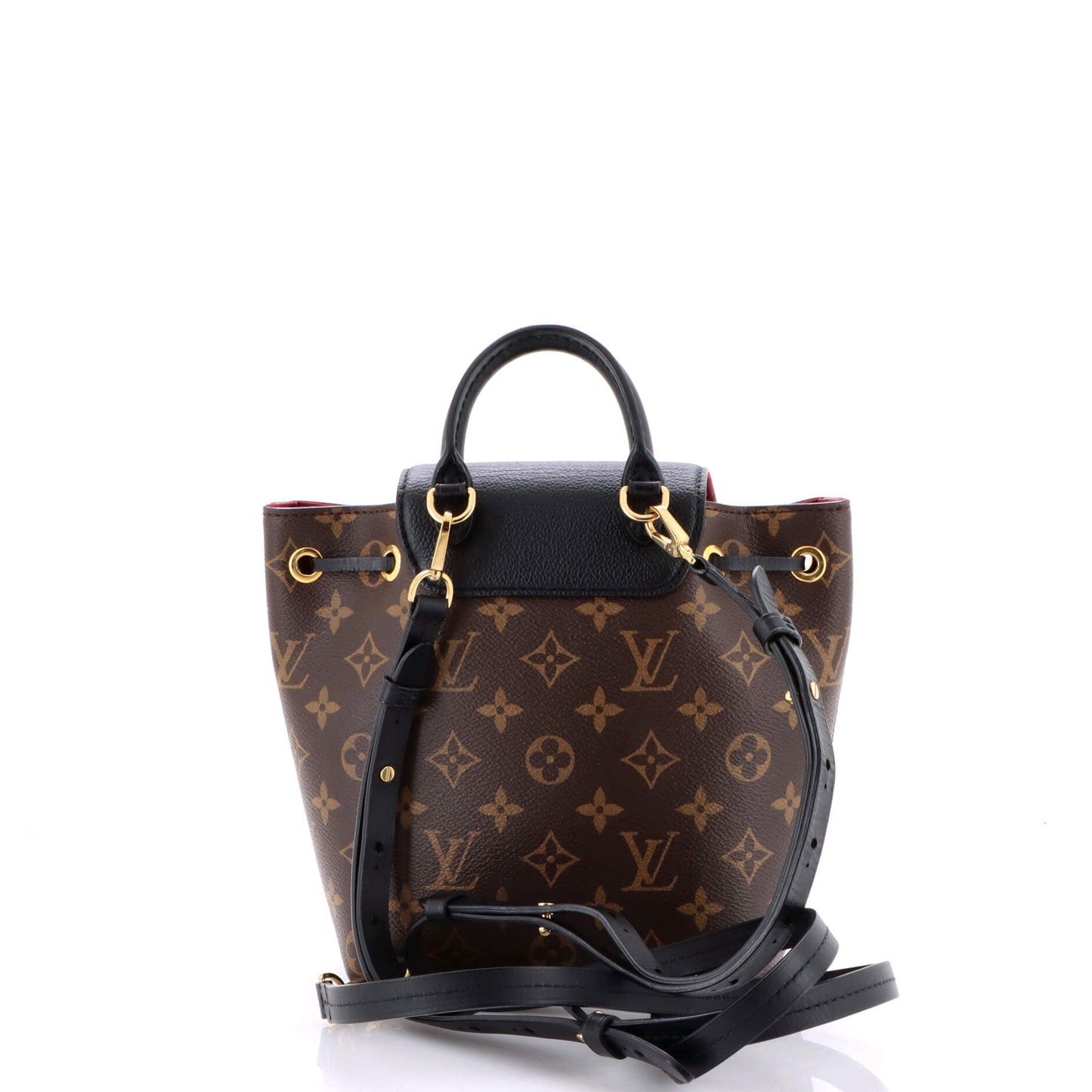 Montsouris NM Backpack Monogram Canvas with Leather BB