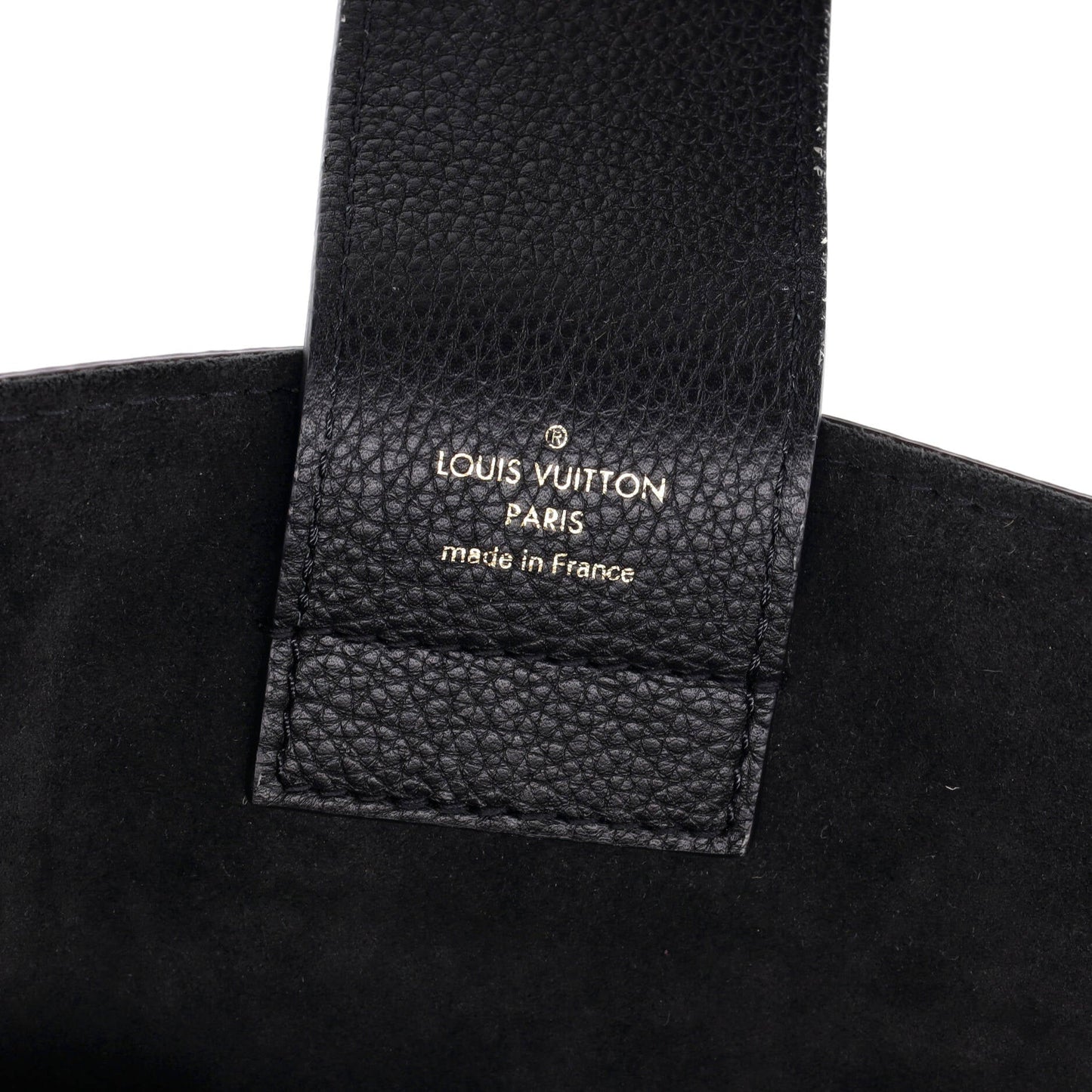 LV Riverside Handbag Damier with Leather