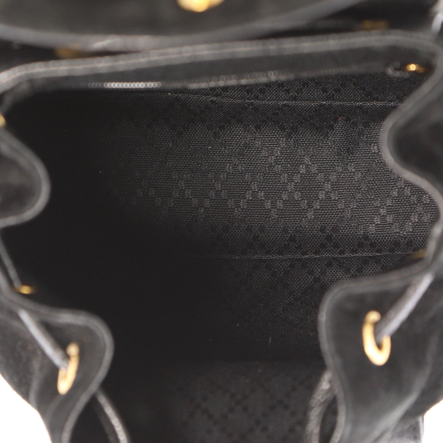 Vintage Bamboo Backpack Suede Mini