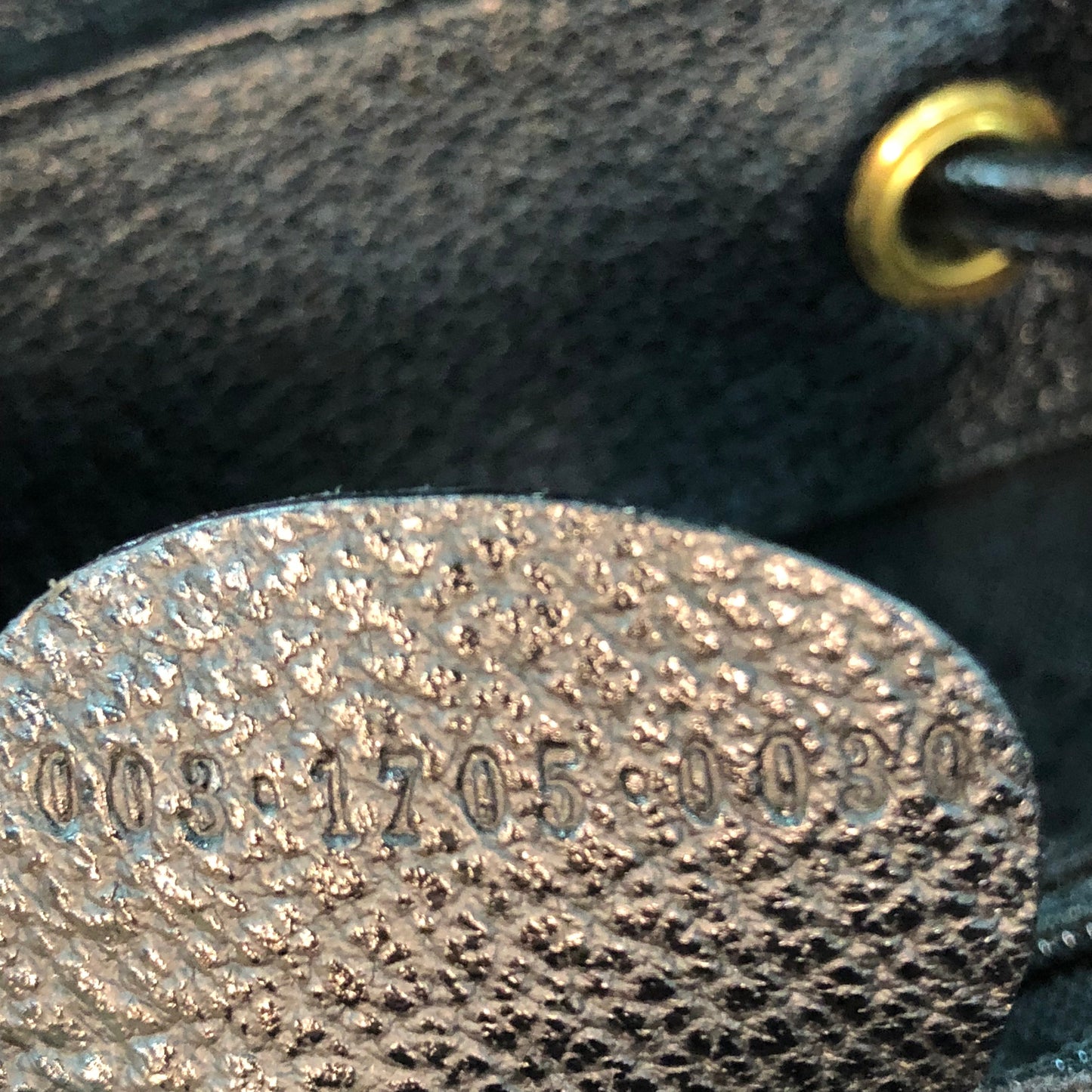 Vintage Bamboo Backpack Suede Mini