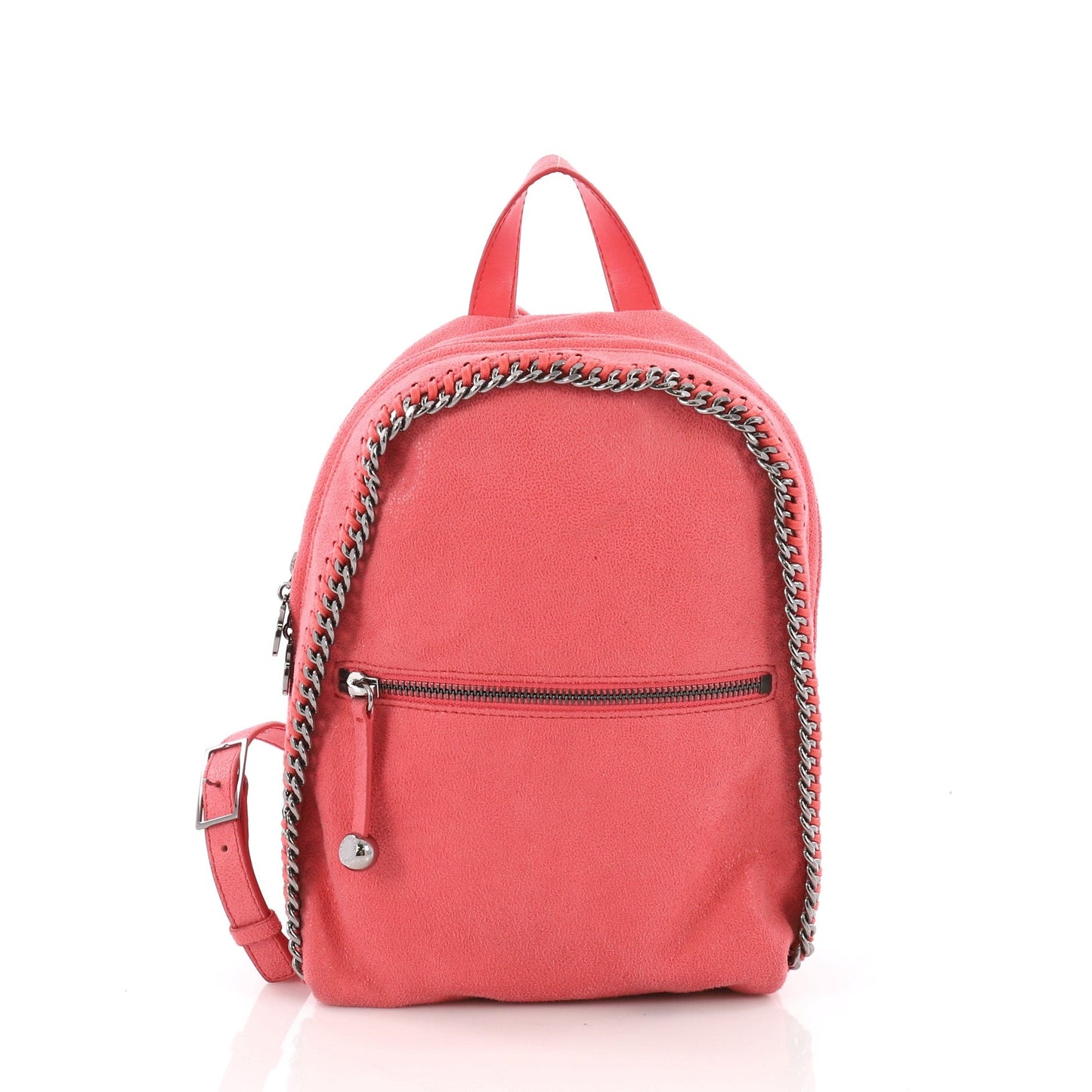 Falabella Front Zip Backpack Shaggy Deer Mini