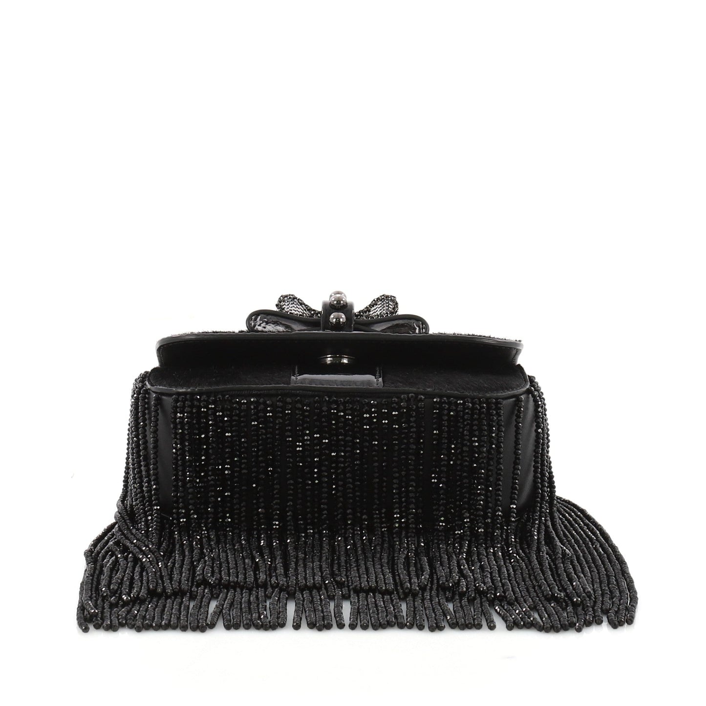 Fringe Sweet Charity Crossbody Bag Pony Hair Mini