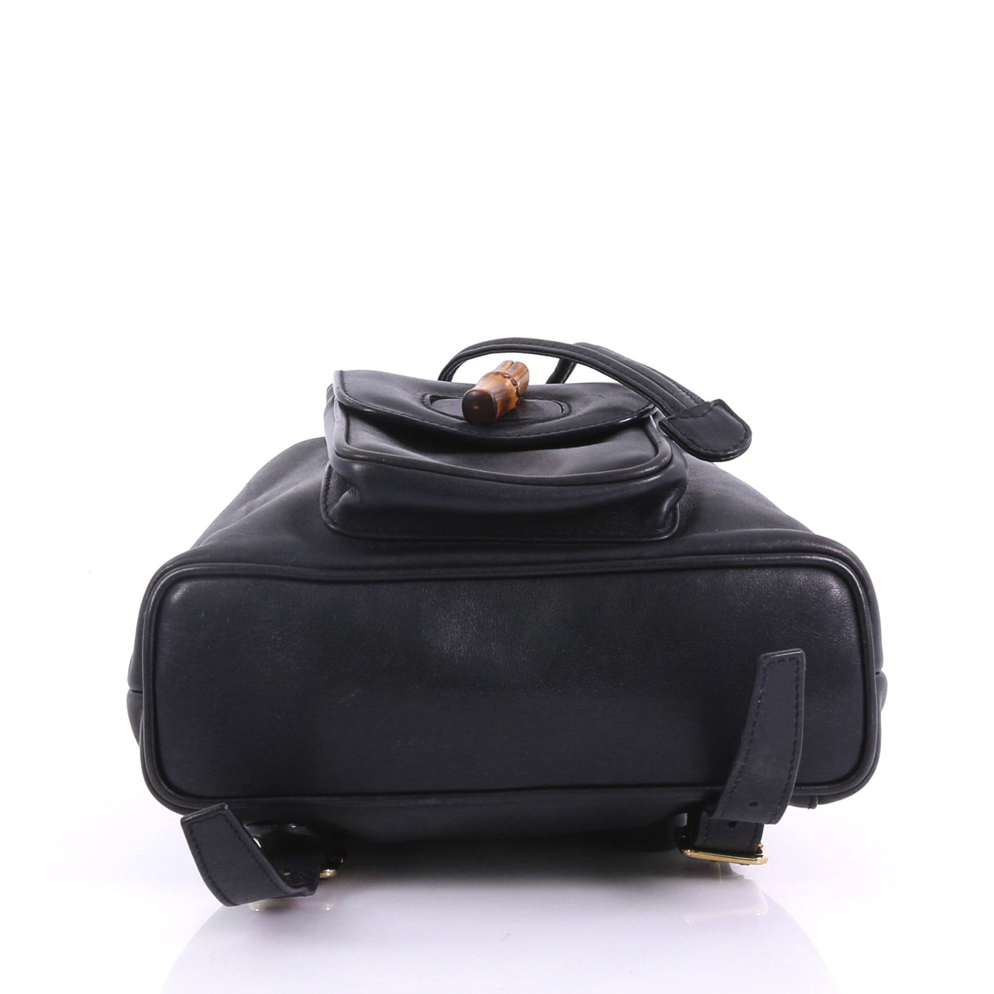 Vintage Bamboo Backpack Leather Mini