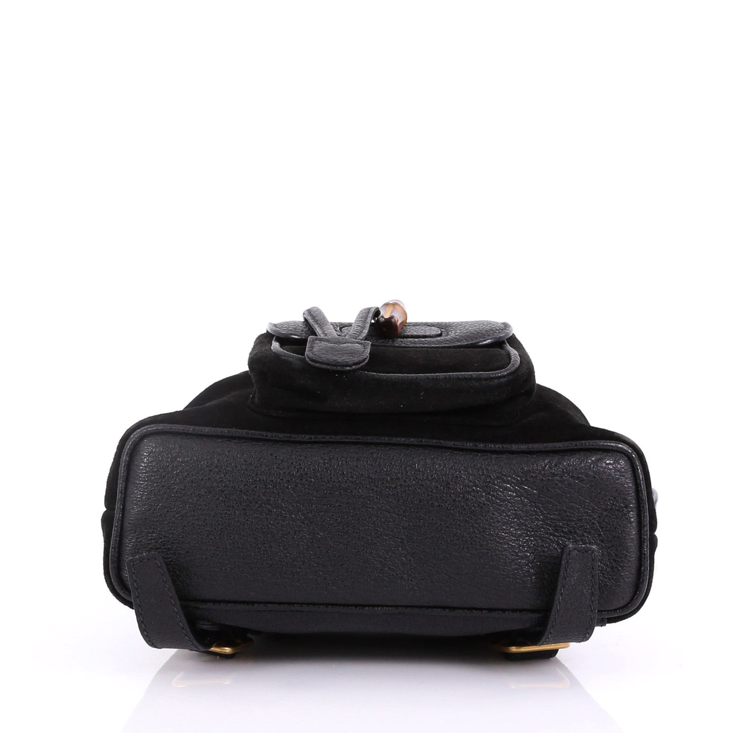 Vintage Bamboo Backpack Suede Mini