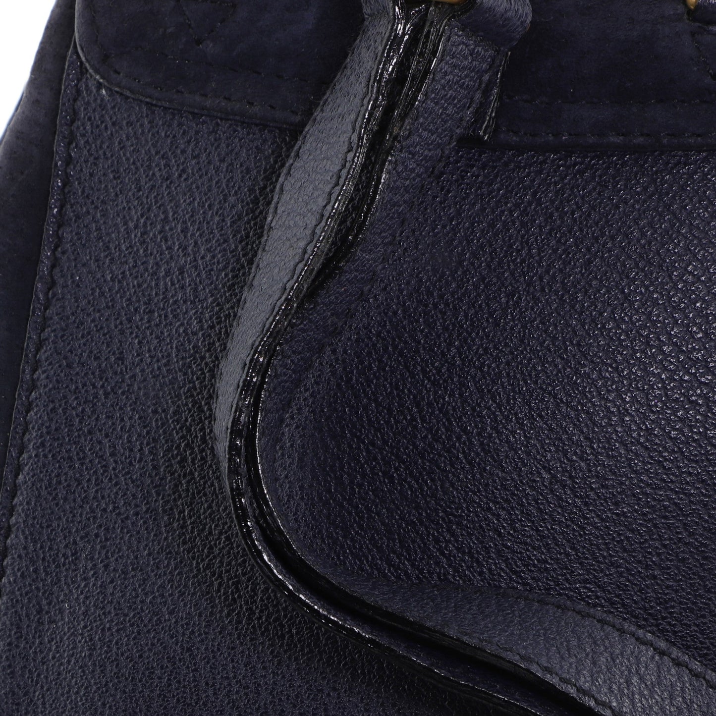 Vintage Bamboo Backpack Suede Mini