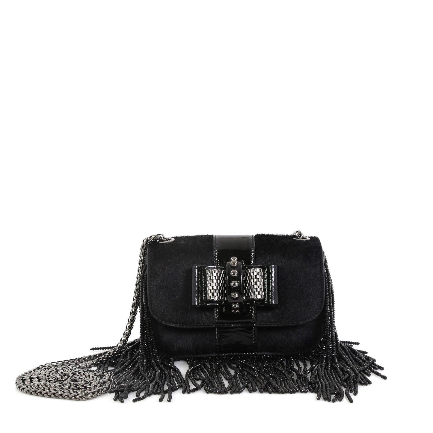 Fringe Sweet Charity Crossbody Bag Pony Hair Mini