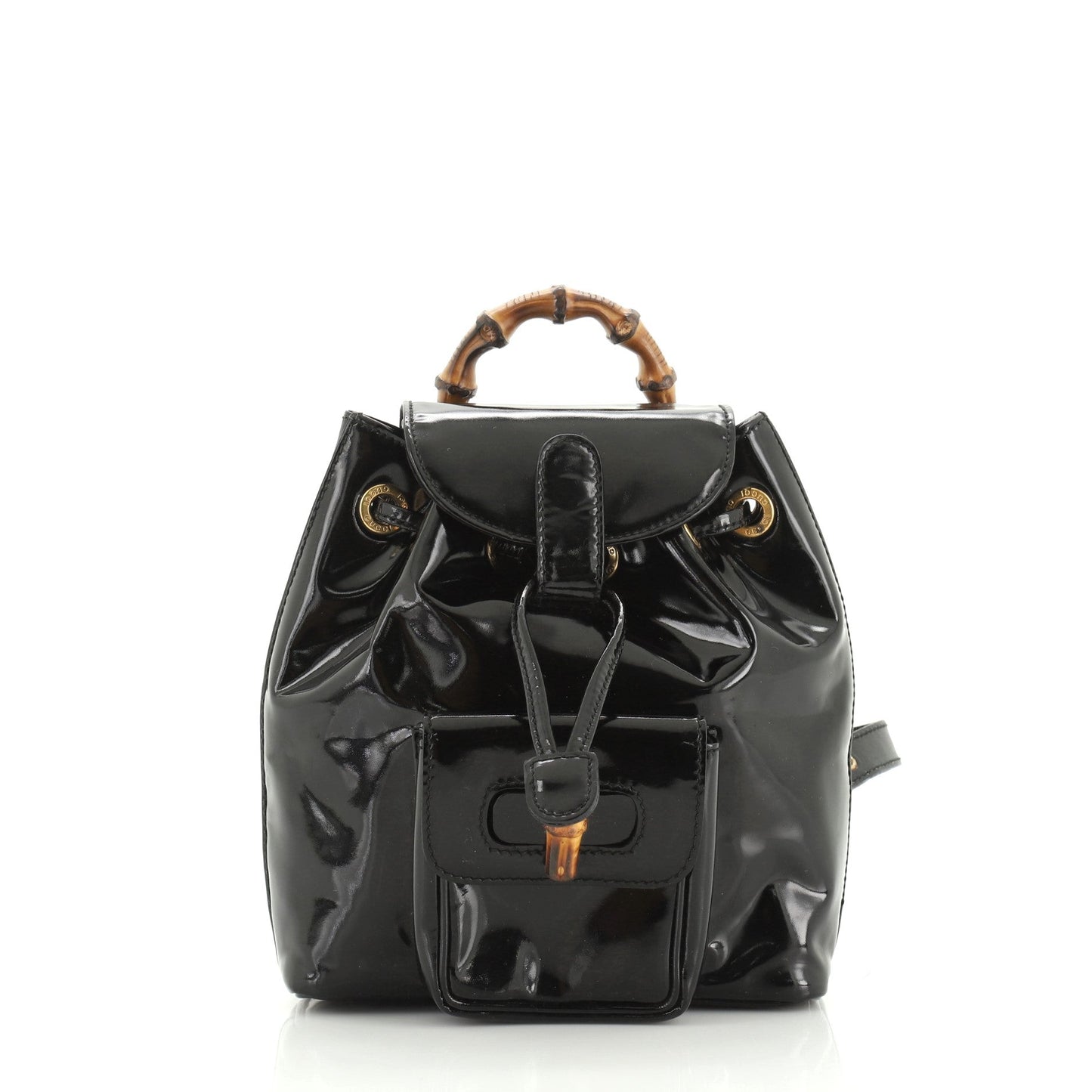 Vintage Bamboo Backpack Patent Mini