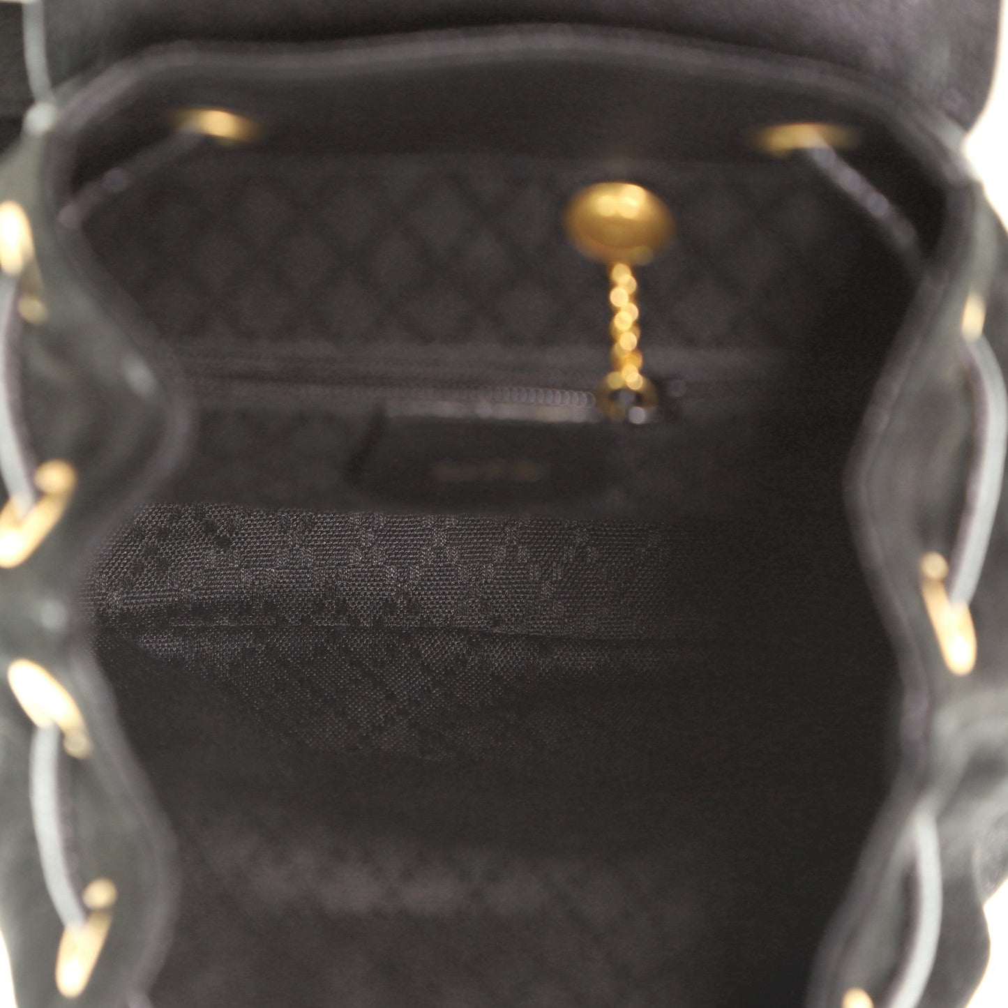 Vintage Bamboo Backpack Suede Mini