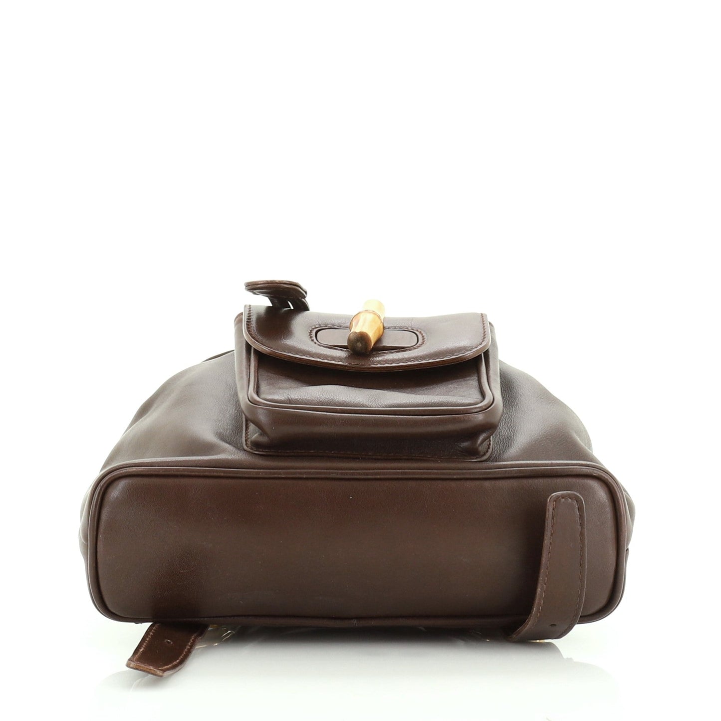 Vintage Bamboo Backpack Leather Mini