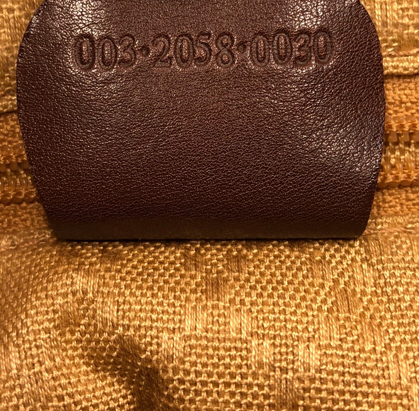 Vintage Bamboo Backpack Leather Mini