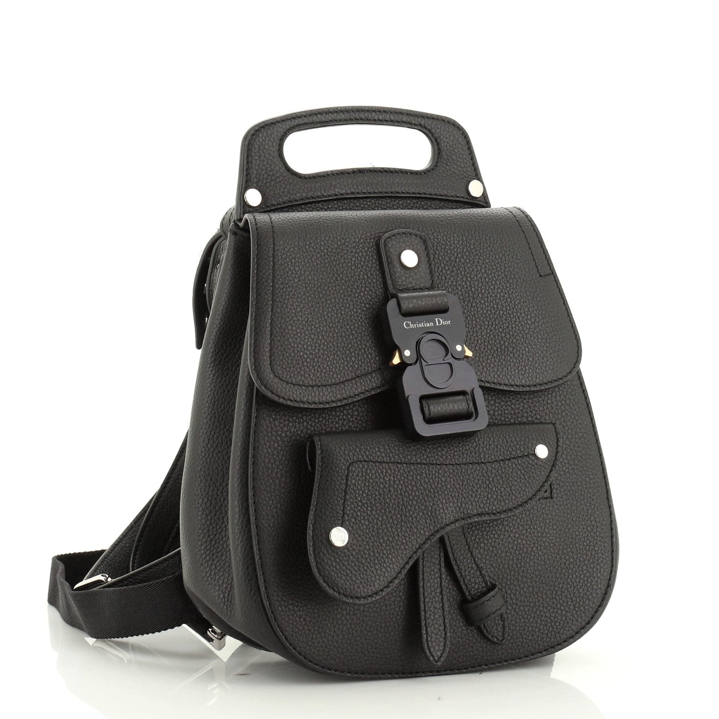 Saddle Backpack Leather Mini