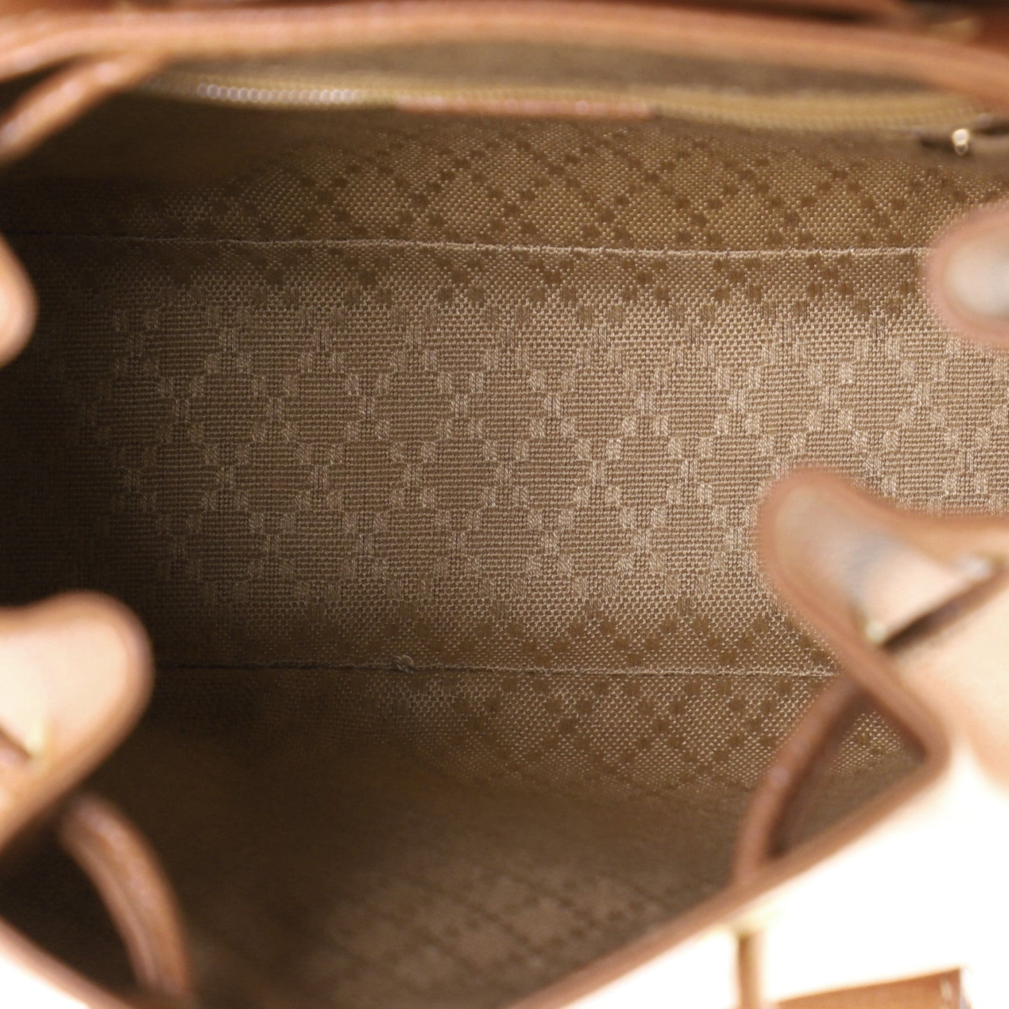 Vintage Bamboo Backpack Leather Mini