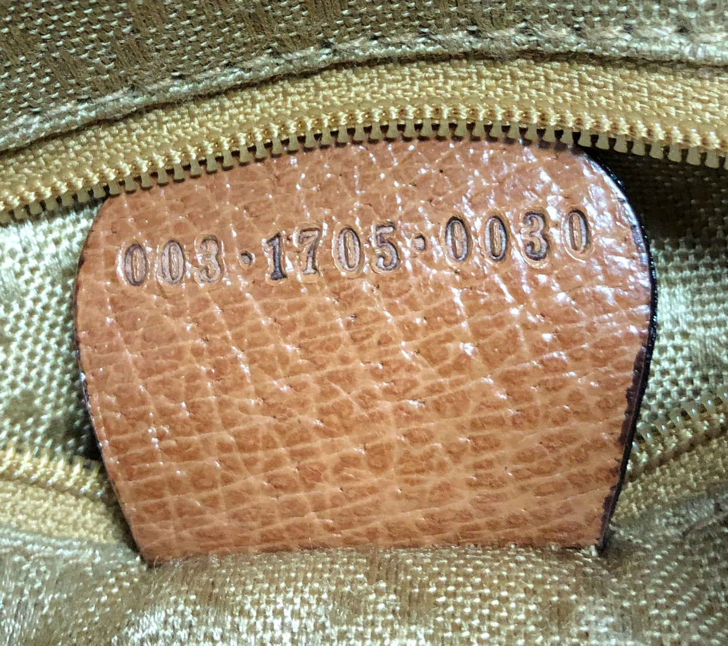 Vintage Bamboo Backpack Leather Mini