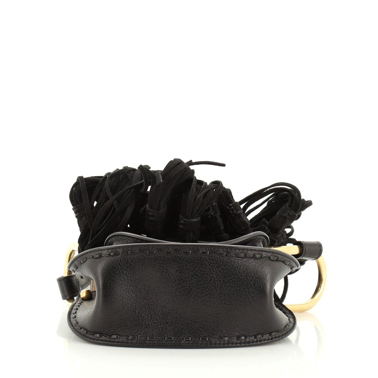 Fringe Tassel Hudson Bag Leather Mini