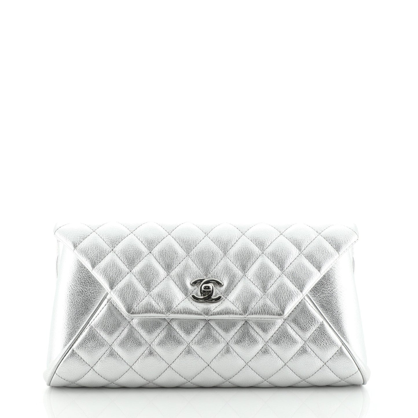 Fold Up Again Clutch Quilted Goatskin