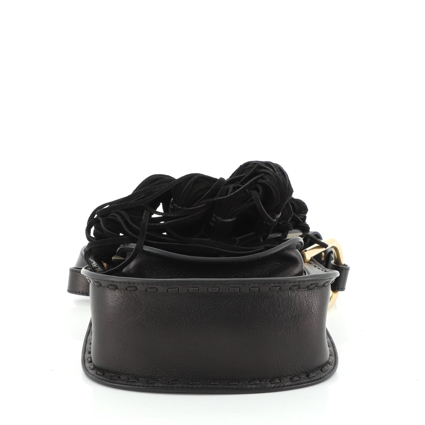 Fringe Tassel Hudson Bag Leather Mini