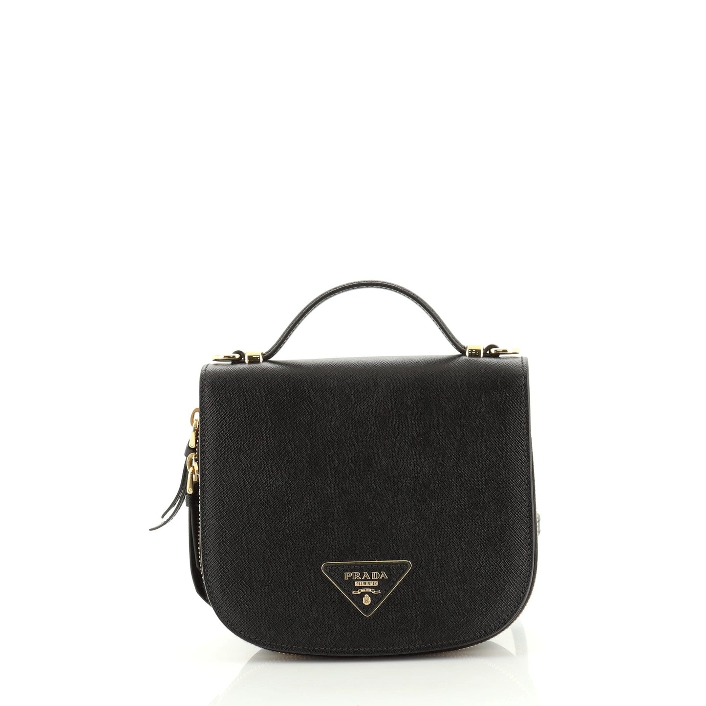 Odette Flap Backpack Saffiano Leather Mini