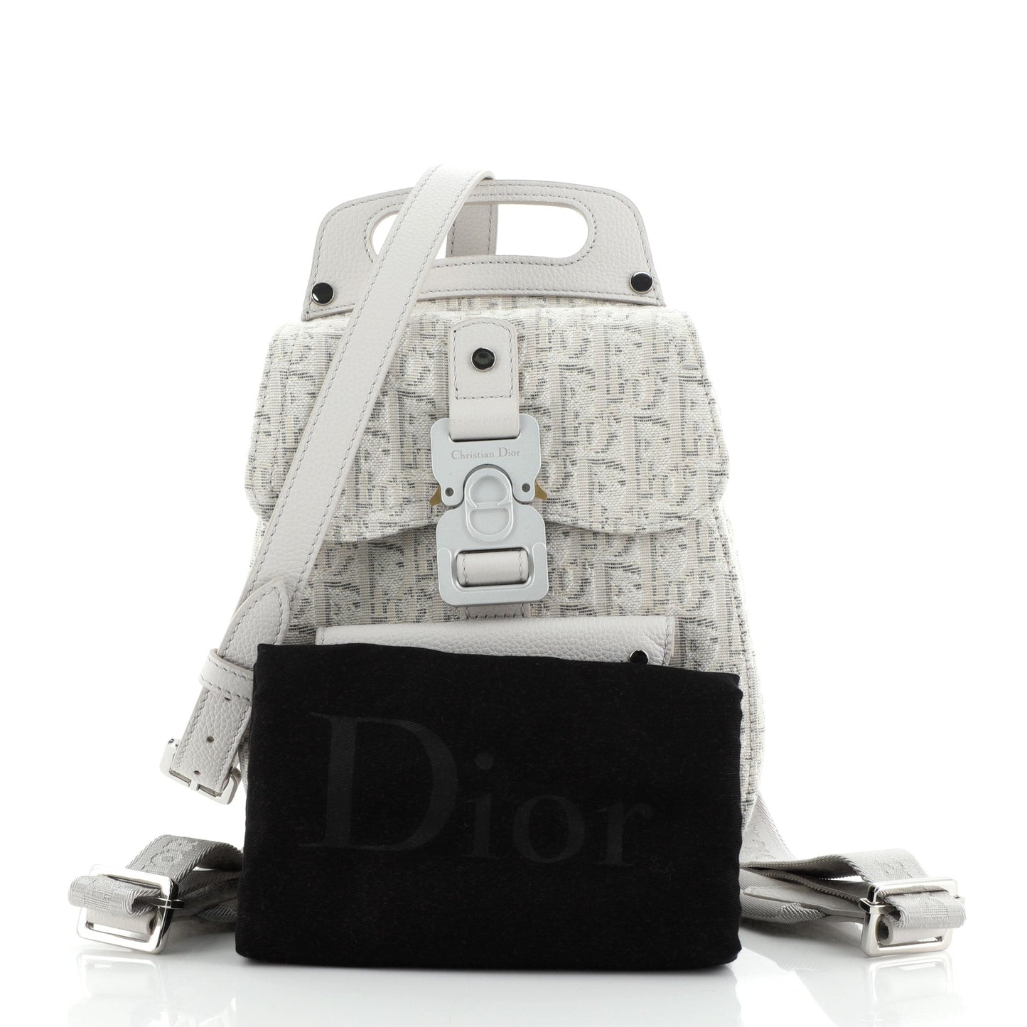 Saddle Backpack Oblique Canvas Mini