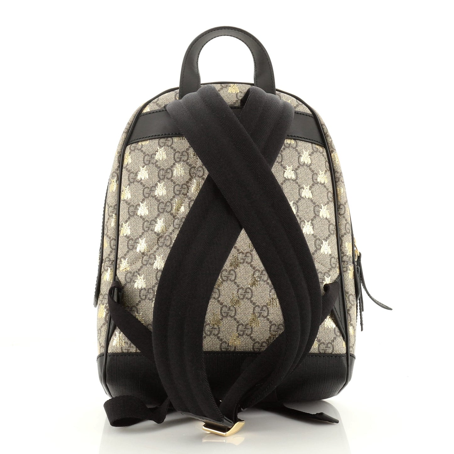 Zip Pocket Backpack Printed GG Coated Canvas Mini
