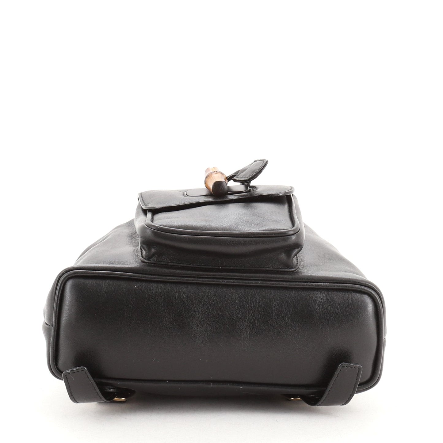 Vintage Bamboo Backpack Leather Mini