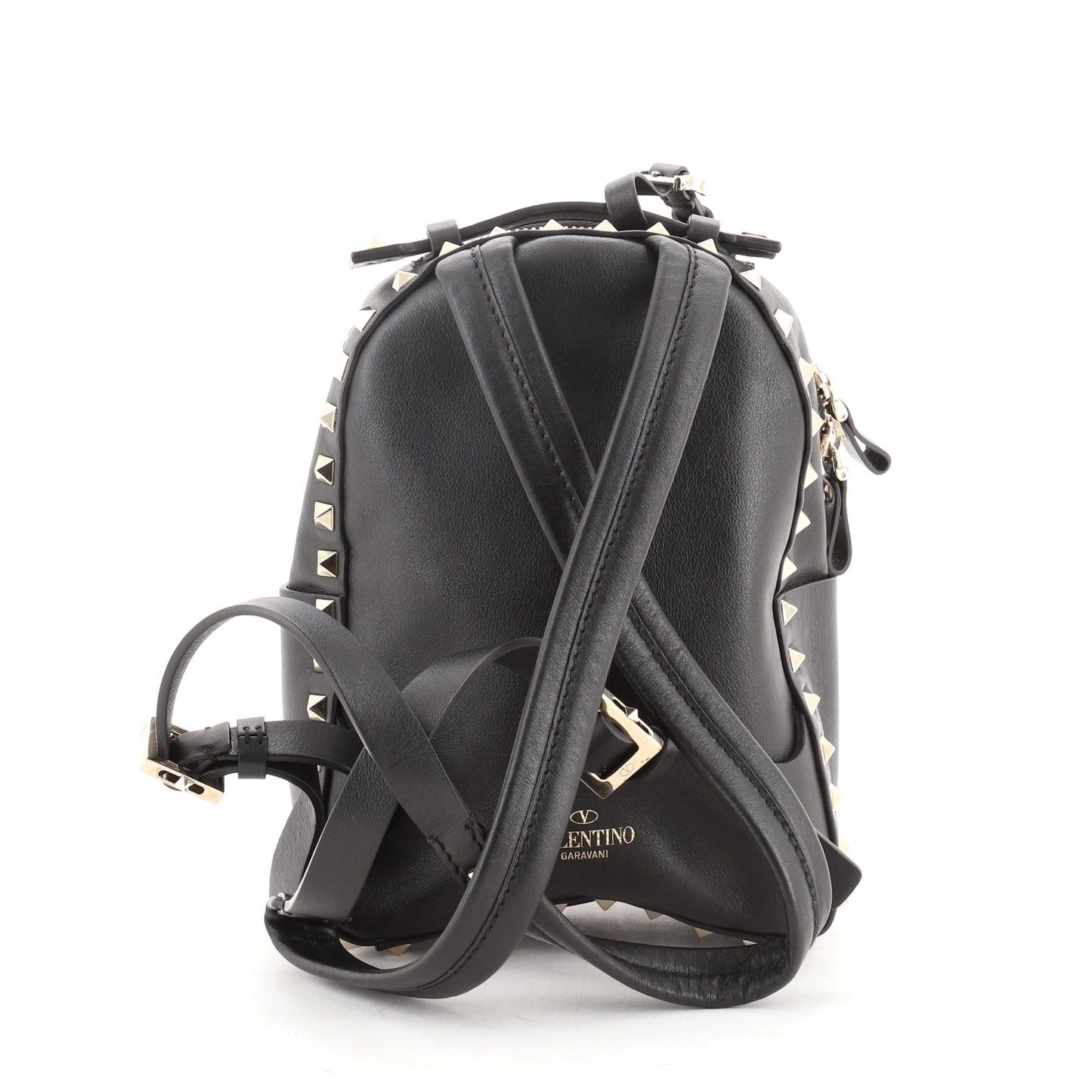 Rockstud Backpack Leather Mini