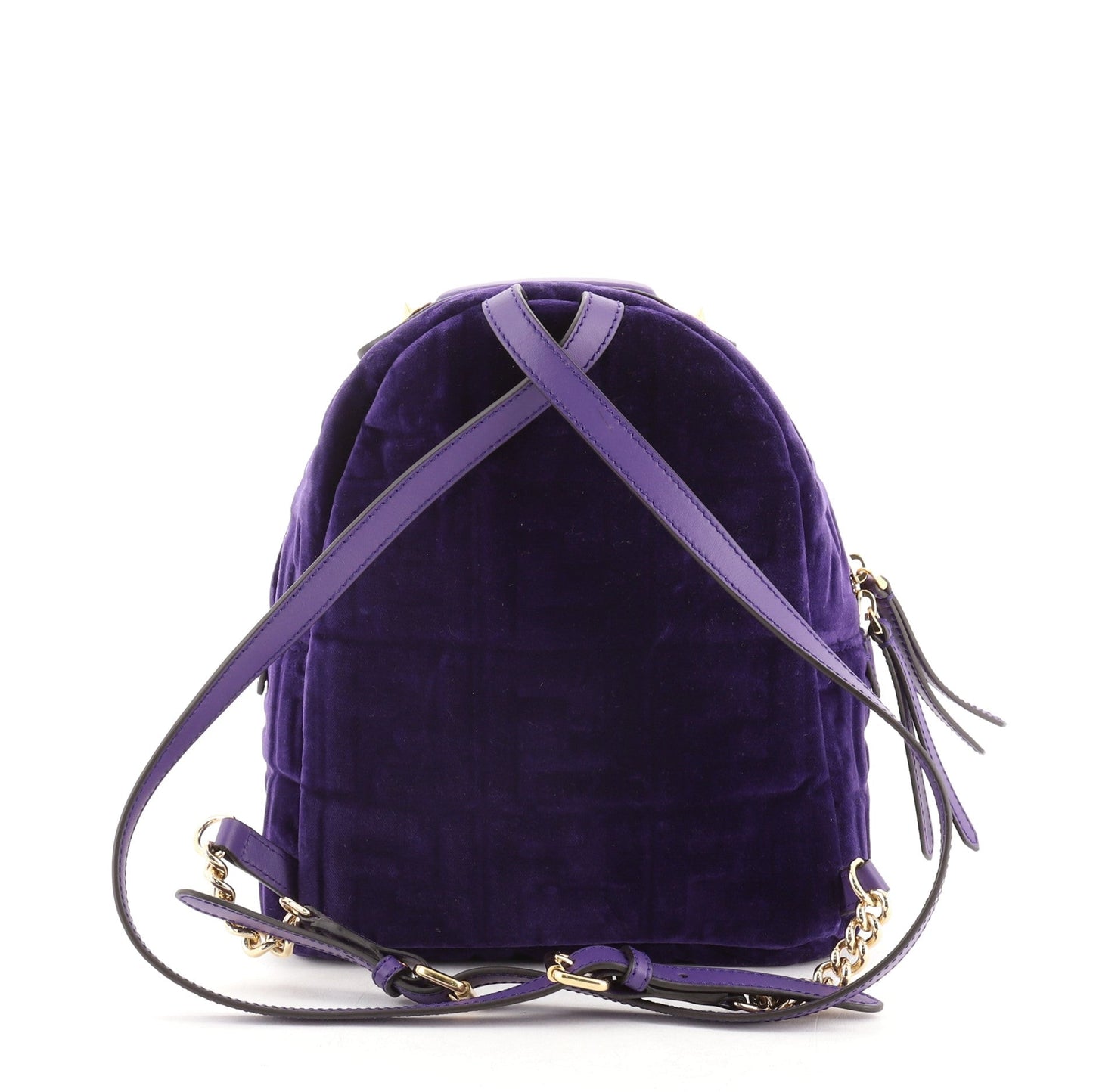 By The Way Backpack Zucca Embossed Velvet Mini