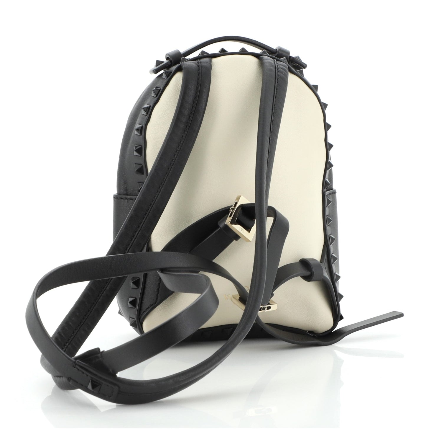 Rockstud Backpack Leather Mini
