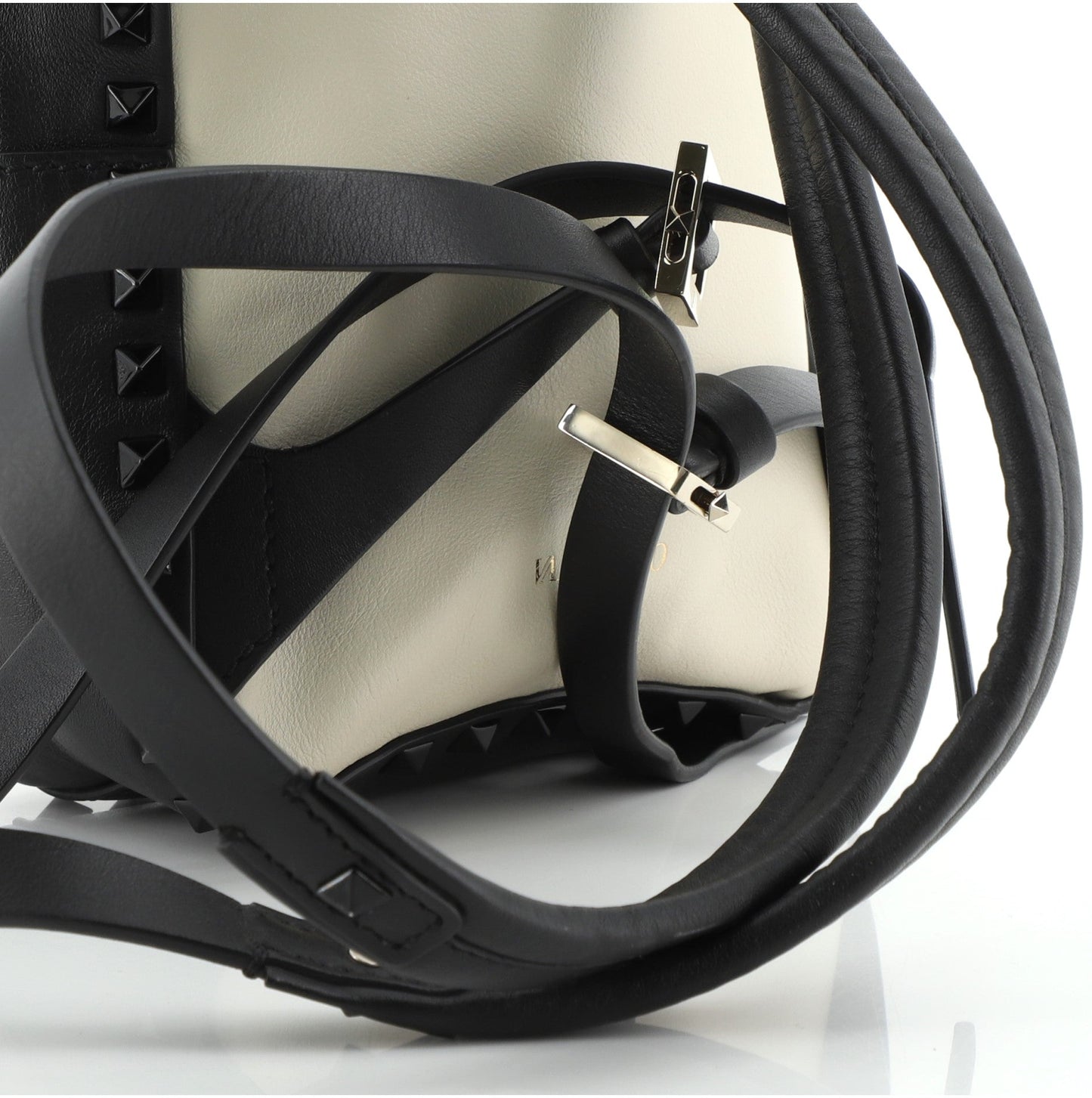 Rockstud Backpack Leather Mini