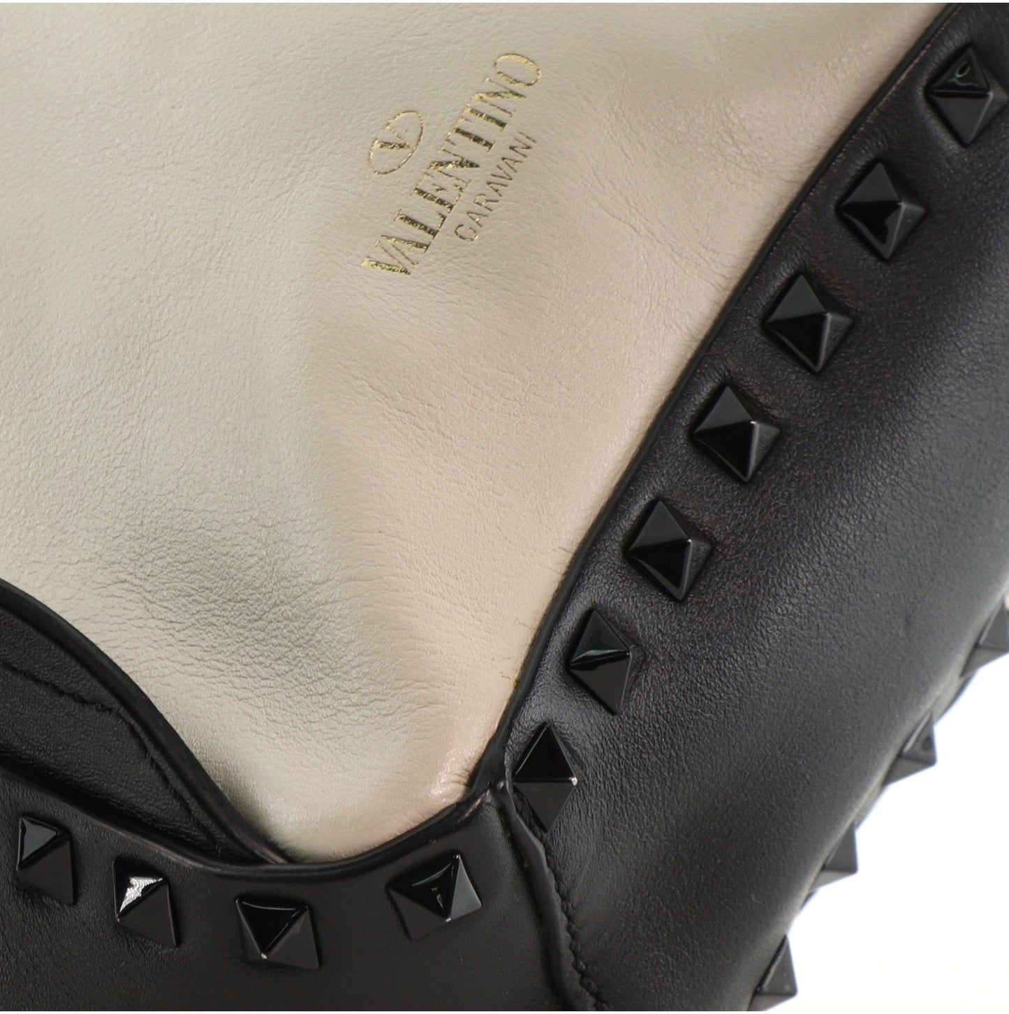 Rockstud Backpack Leather Mini
