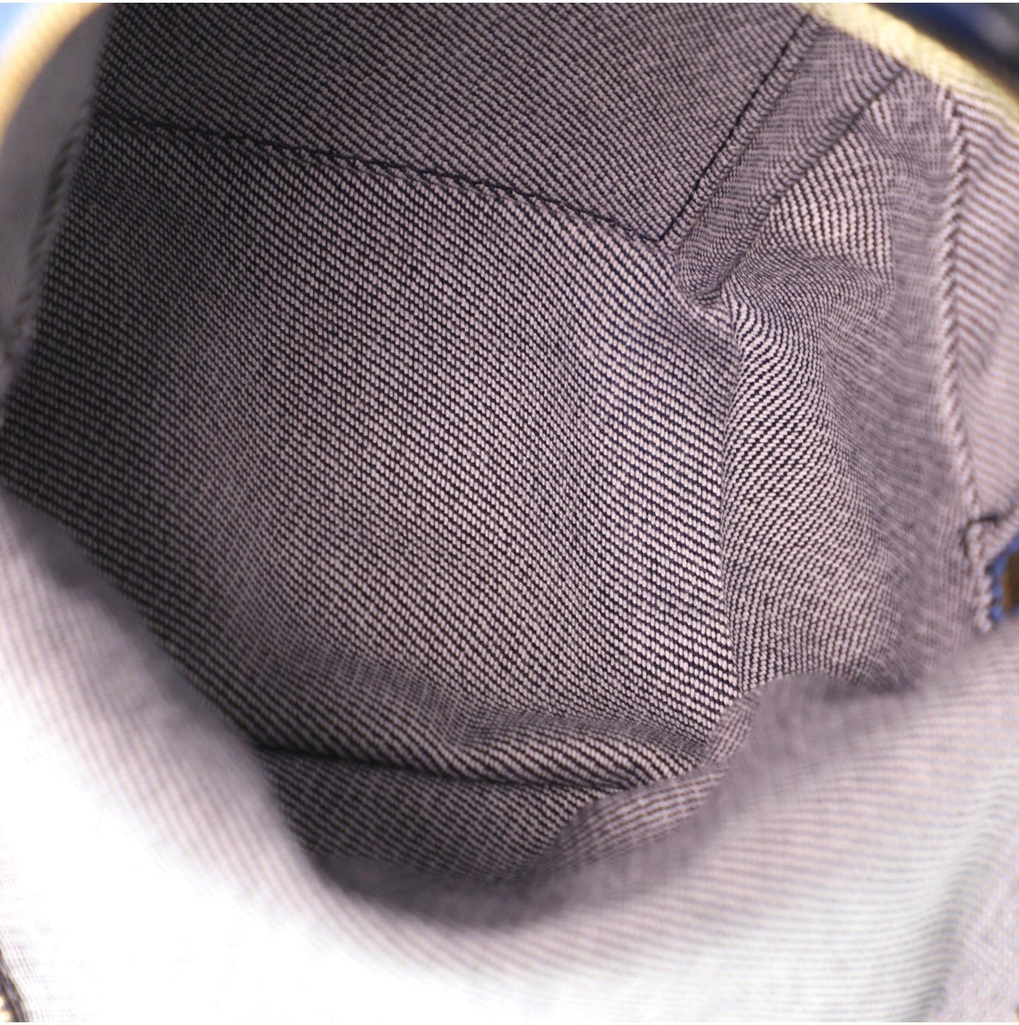 Palm Springs Backpack Damier and Monogram Patchwork Denim Mini