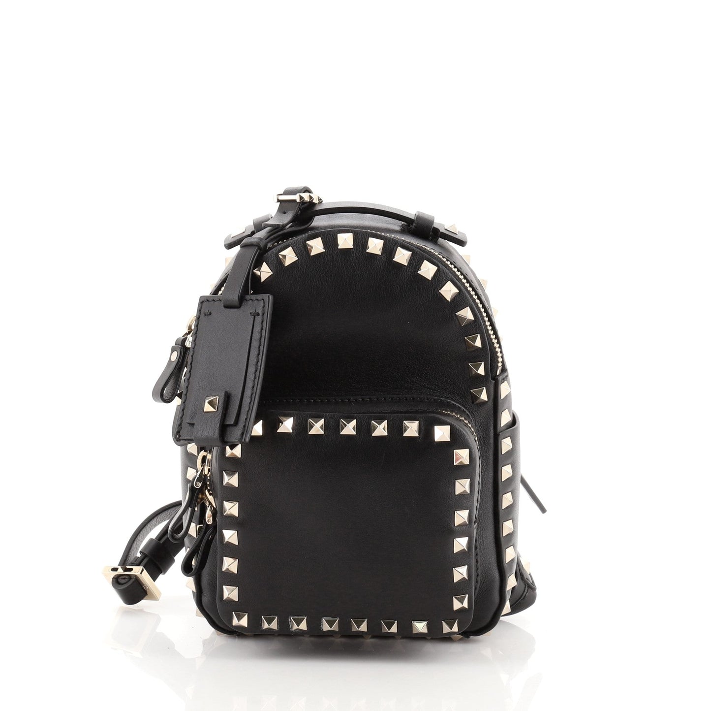 Rockstud Backpack Leather Mini