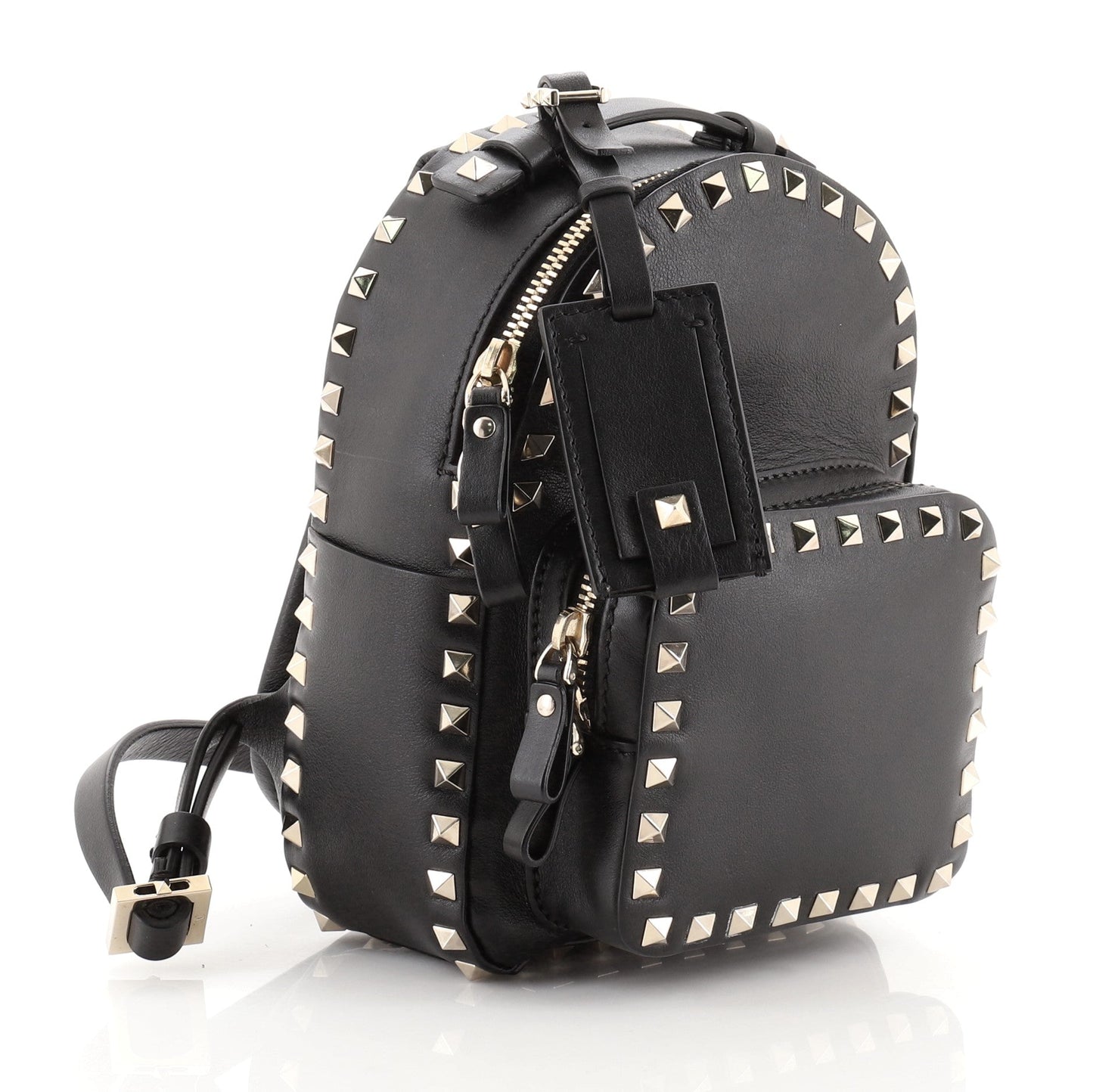 Rockstud Backpack Leather Mini